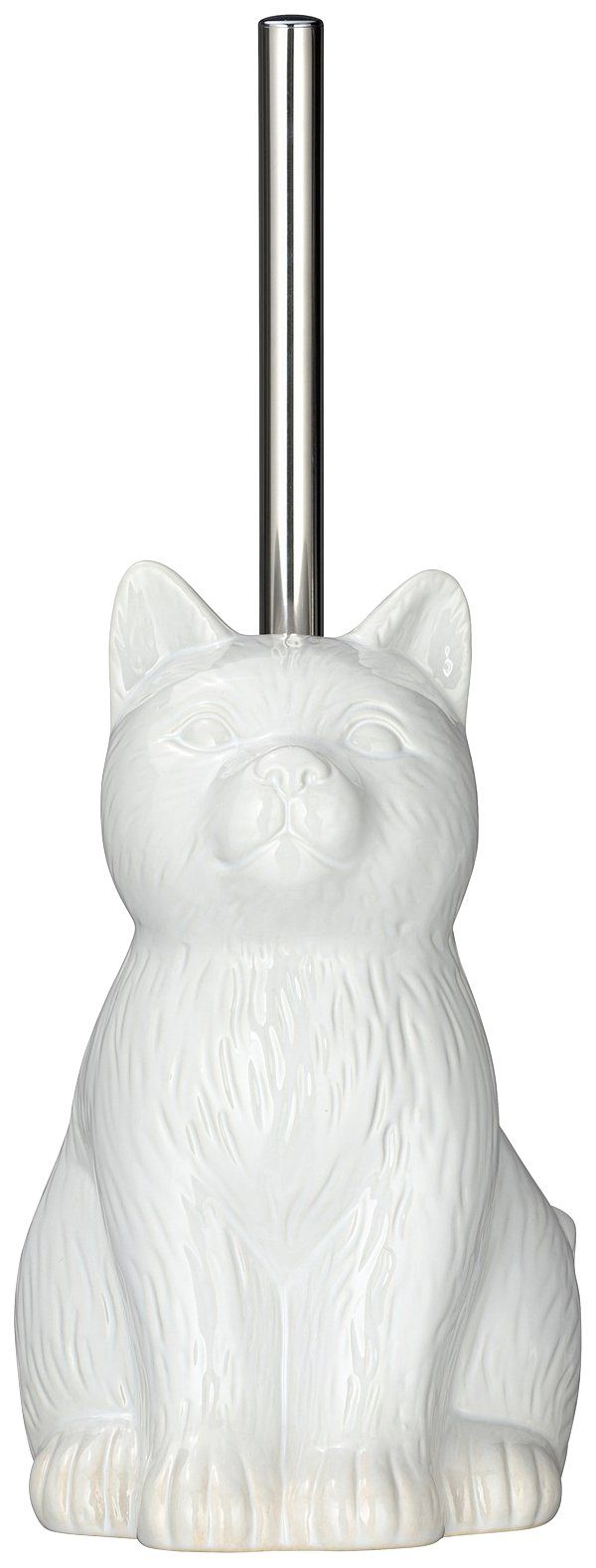 WENKO Toiletset CAT wit Keramiek (1 stuk)