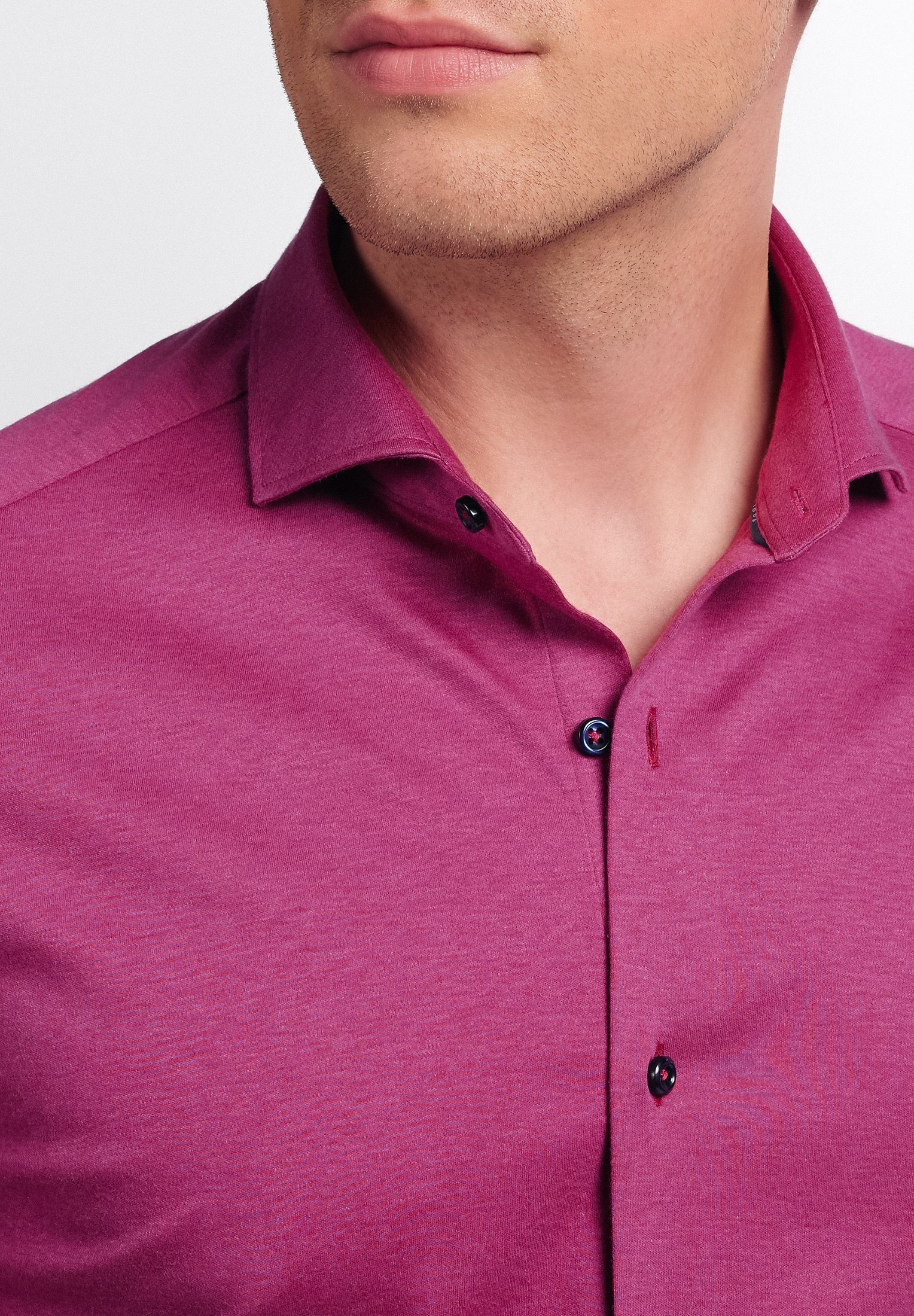 Eterna Overhemd met lange mouwen Slim fit NON IRON (strijkvrij)