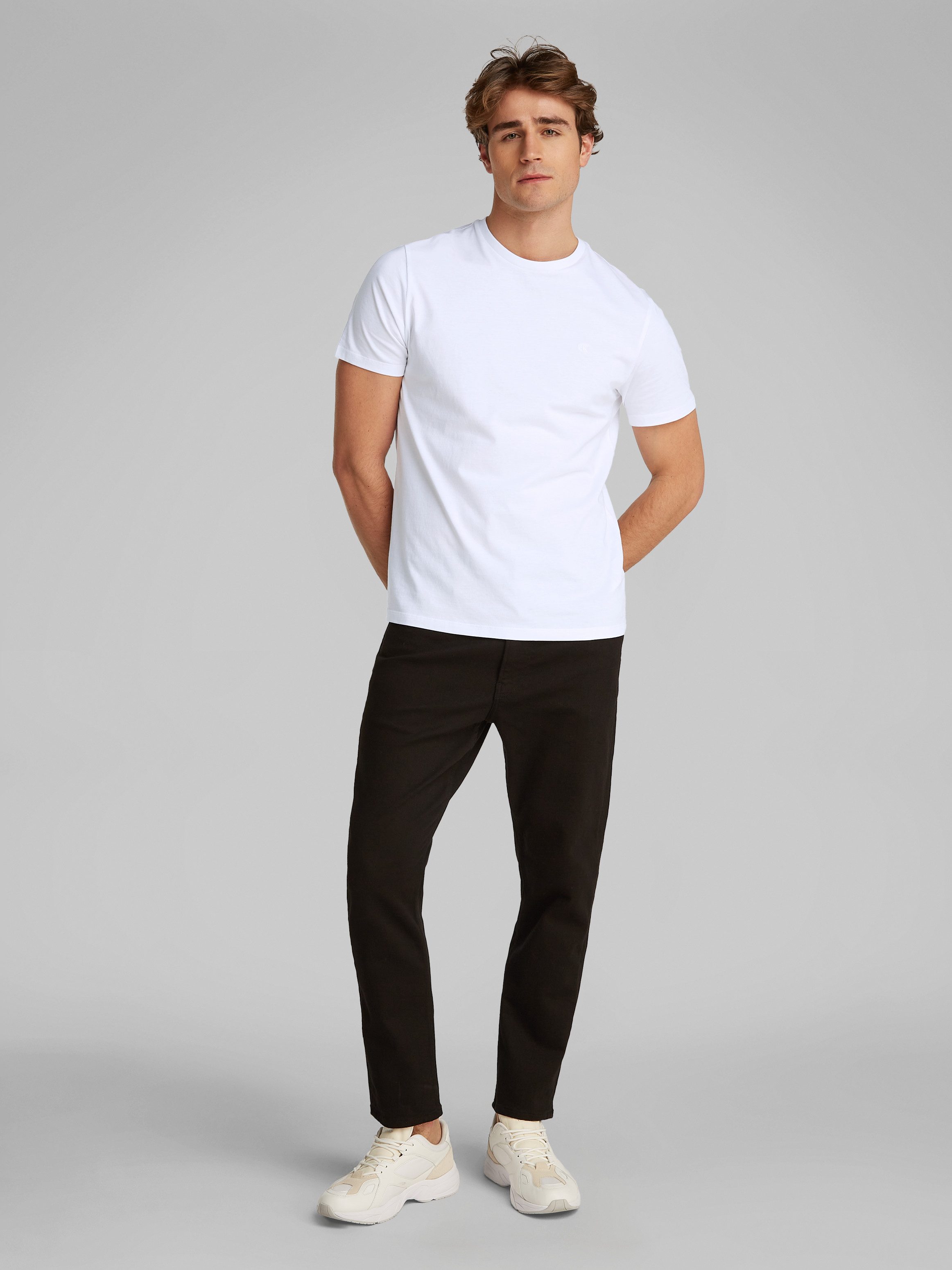 Calvin Klein T-shirt SS SMOOTH CTTN SOLID CREWNK TEE
