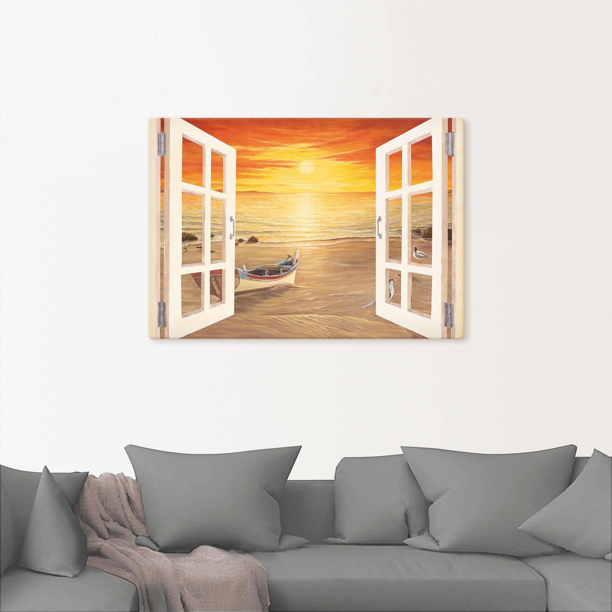 Artland Artprint Meeuwen als artprint van aluminium, artprint op linnen, muursticker of poster in verschillende maten