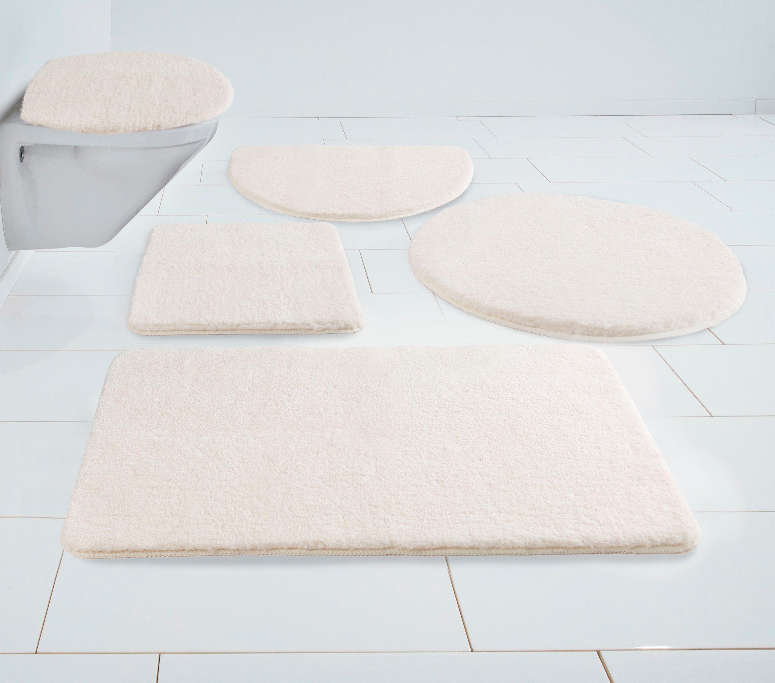 my home Badmat Madrid zachte aanraking, badmat, badmatten ook als 3-delig set & rond