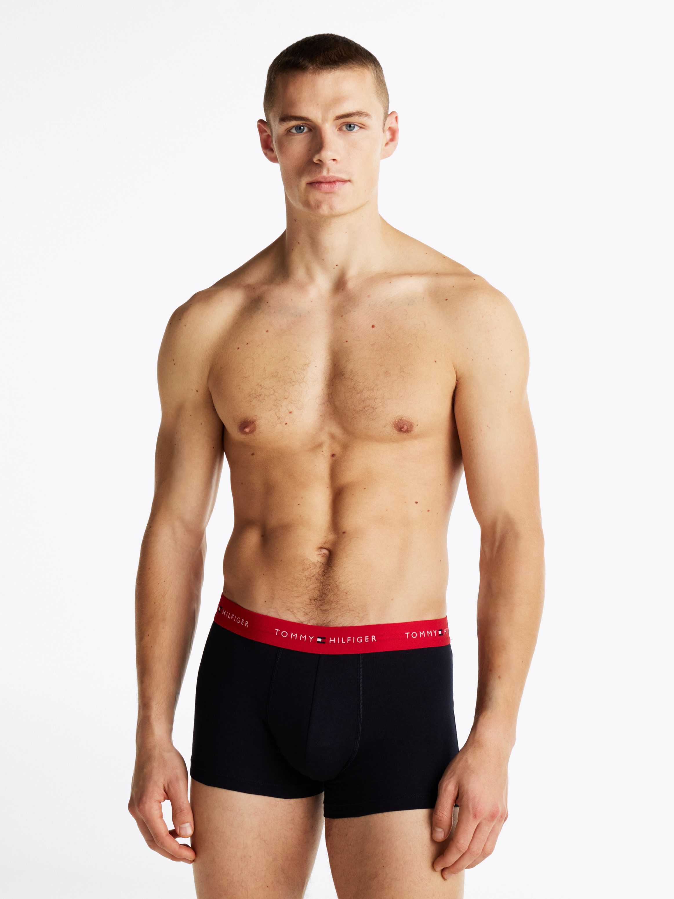 Tommy Hilfiger Underwear Trunk 3P WB TRUNK met contrasterende logo-band (3 stuks)