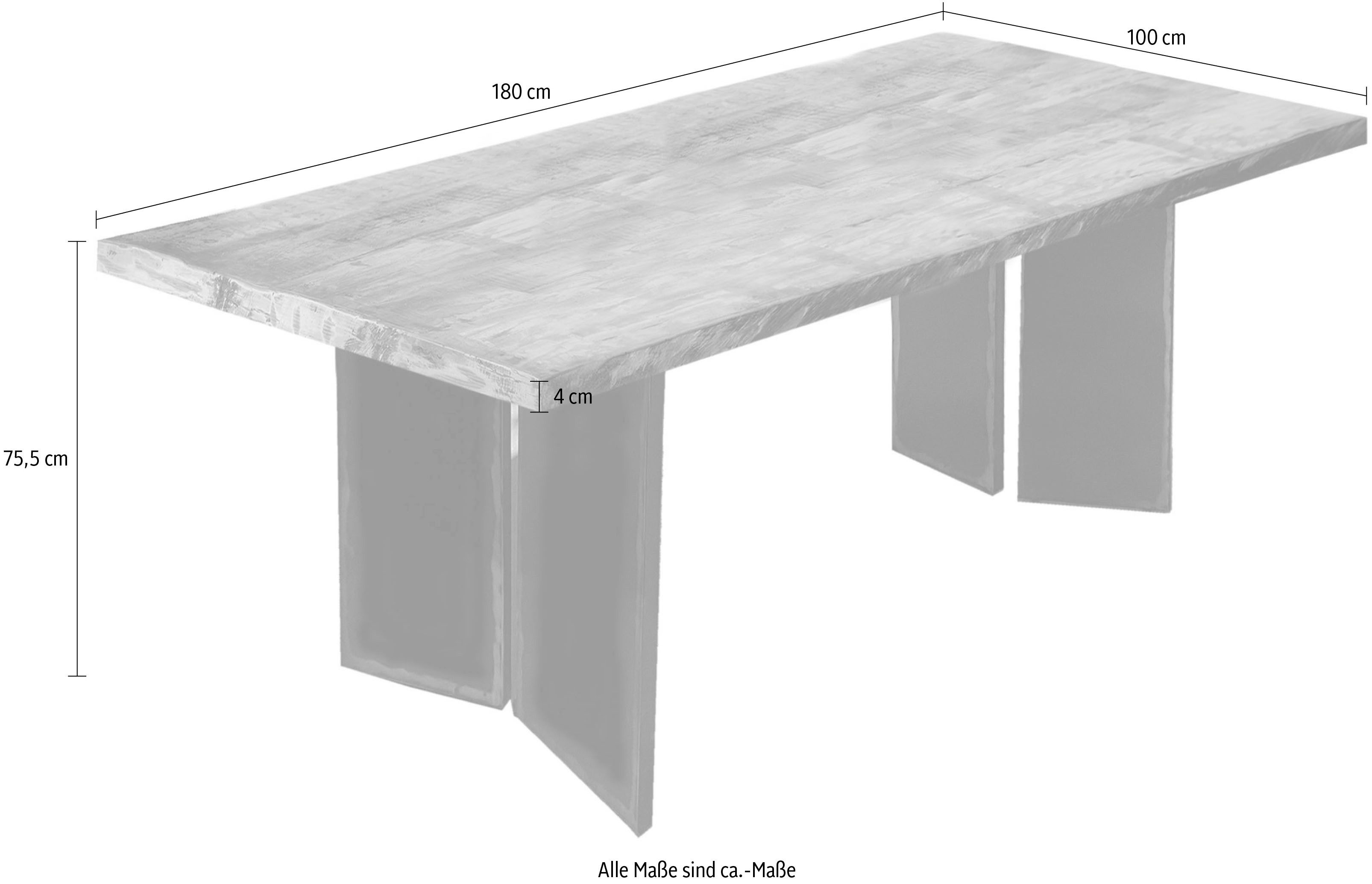 INOSIGN Eettafel Plaats kleurrijk gelakt (1 stuk)