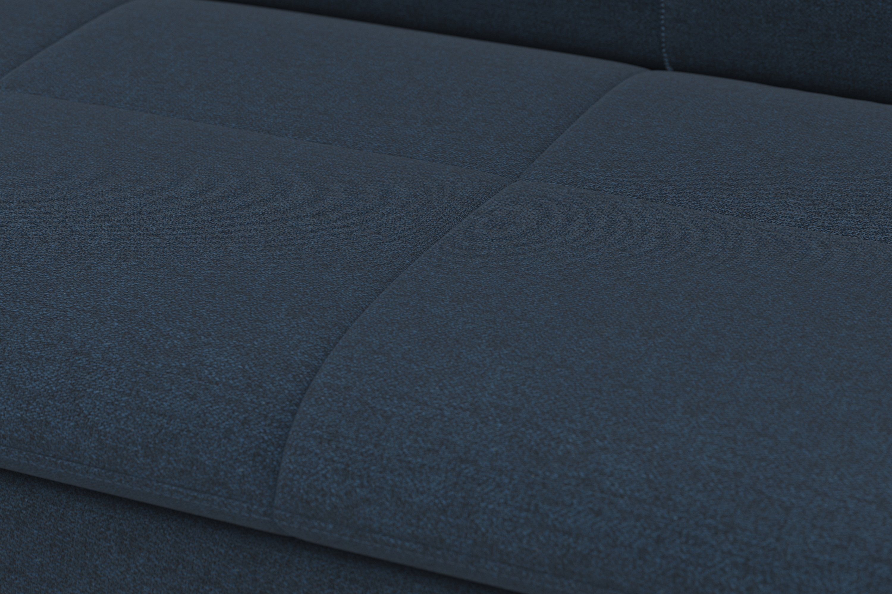 DOMO collection 3-zitsbank Splash, moderne stiksels in de zitting en rug, comfortabel,