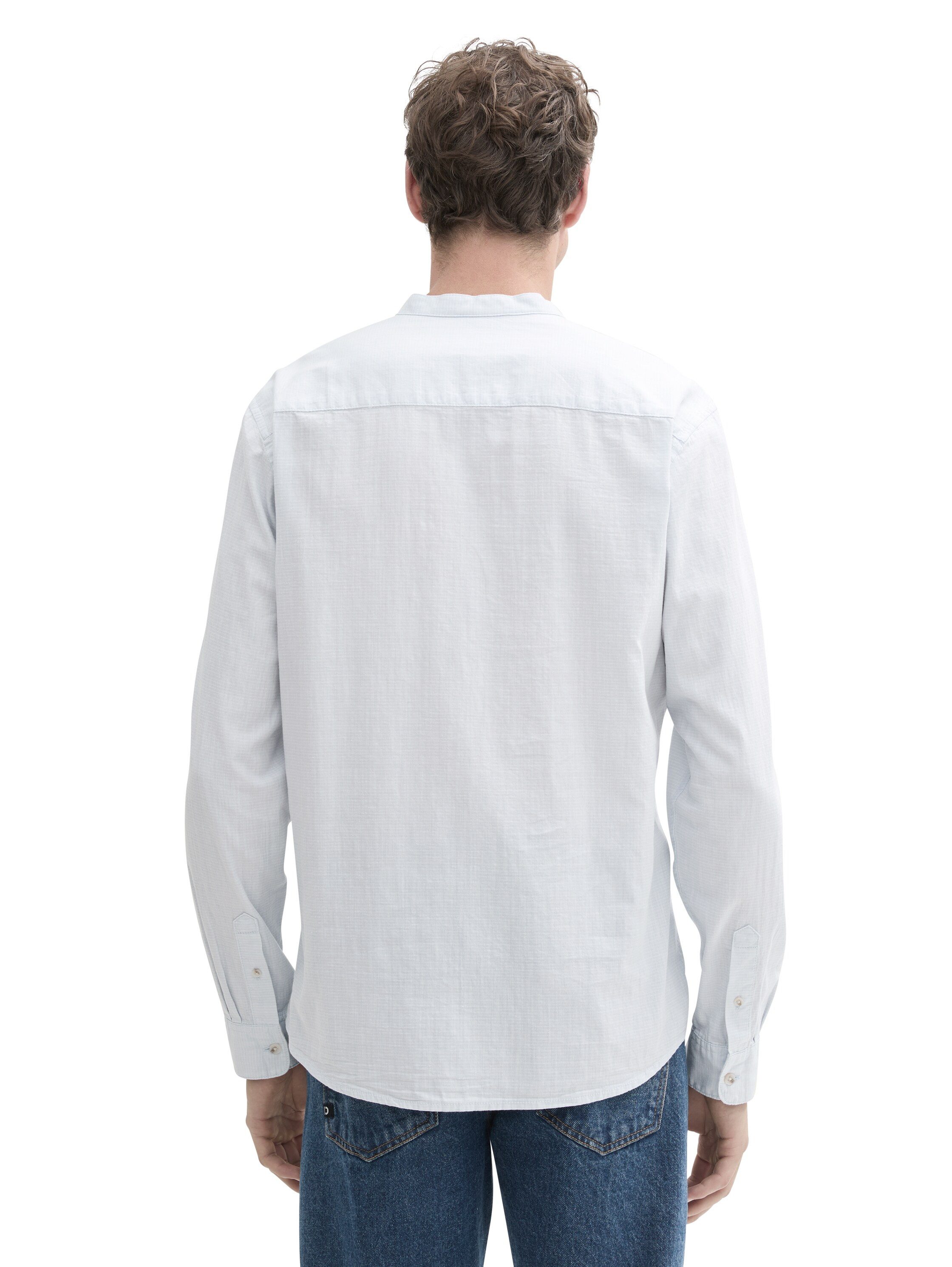 Tom Tailor Denim Overhemd met lange mouwen met borstzak
