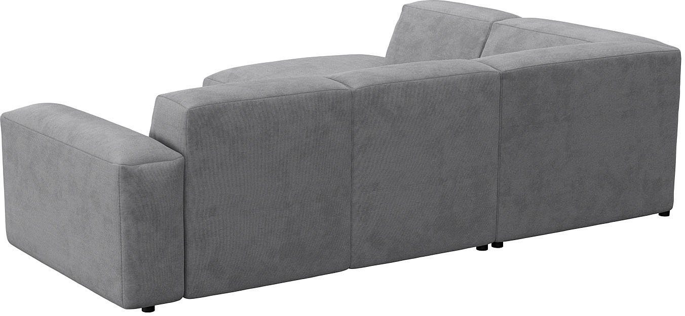 FLEXLUX Hoekbank Lucera, super comfortabel door hoogwaardige zitconstructie met koudschuim