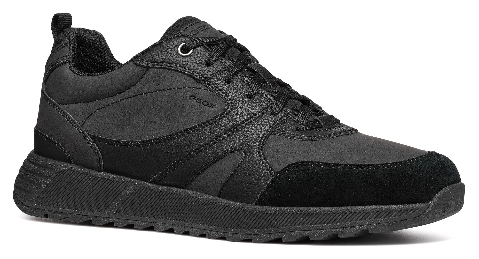 Geox Sneakers U MOLVENO A Vrijetijdsschoen, lage schoen, veterschoen met plateauzool