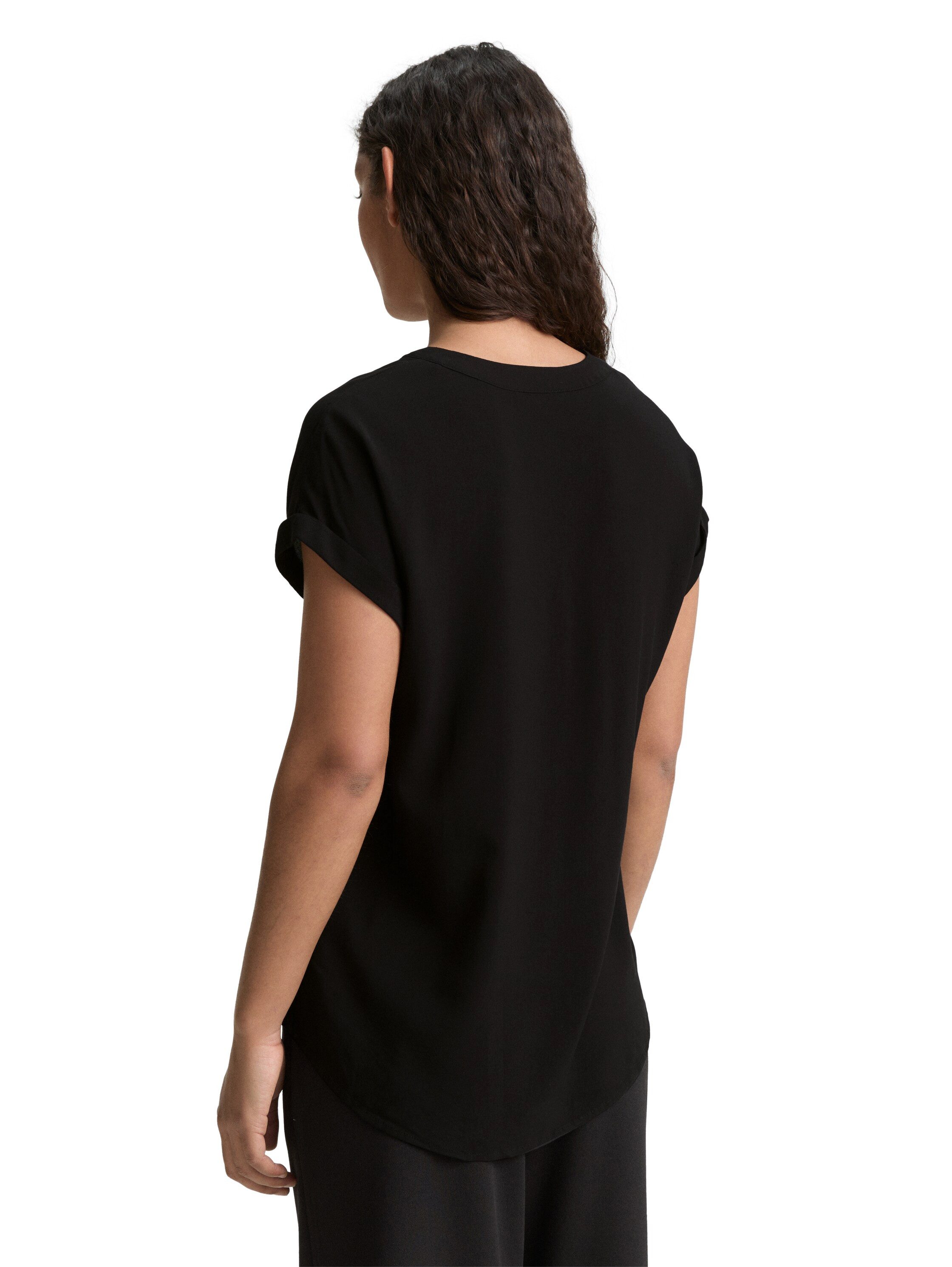 Tom Tailor Blouse met korte mouwen in loose fit