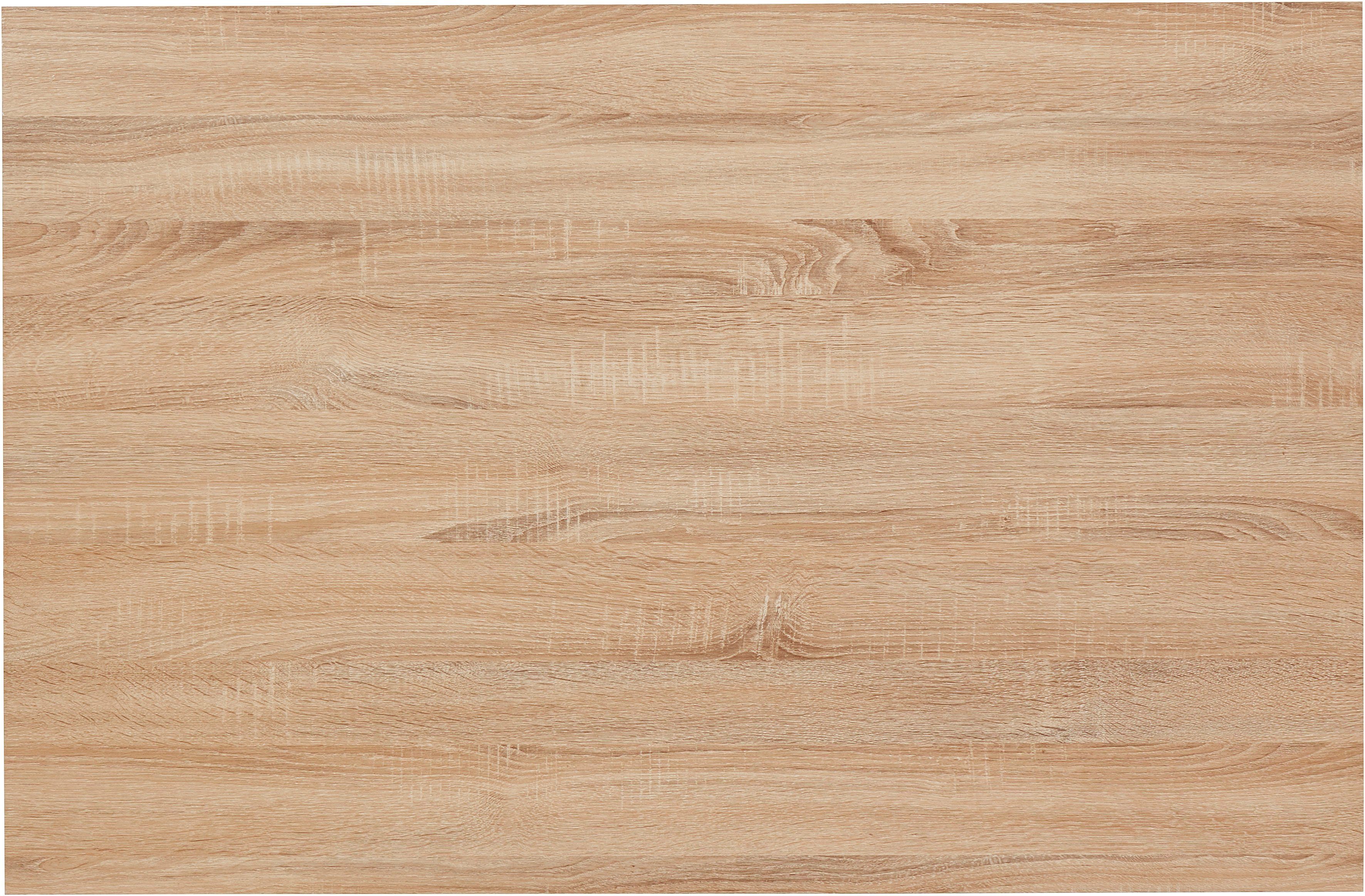 andas Eettafel Hulsig met tafelblad in een hout-look en voelbare structuur, hoogte 76 cm (1 stuk)