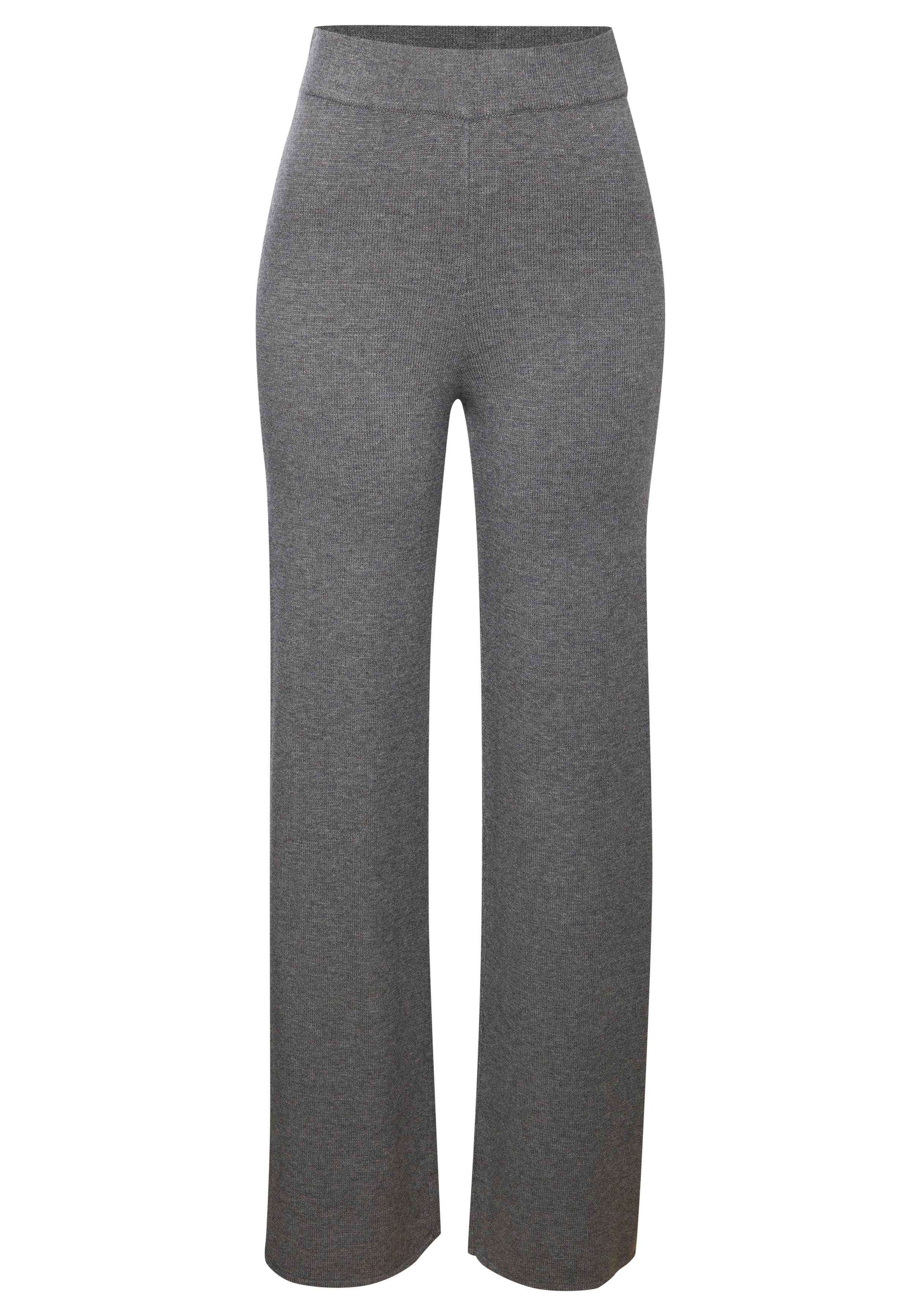 Lascana Tricotbroek extra, zacht materiaal
