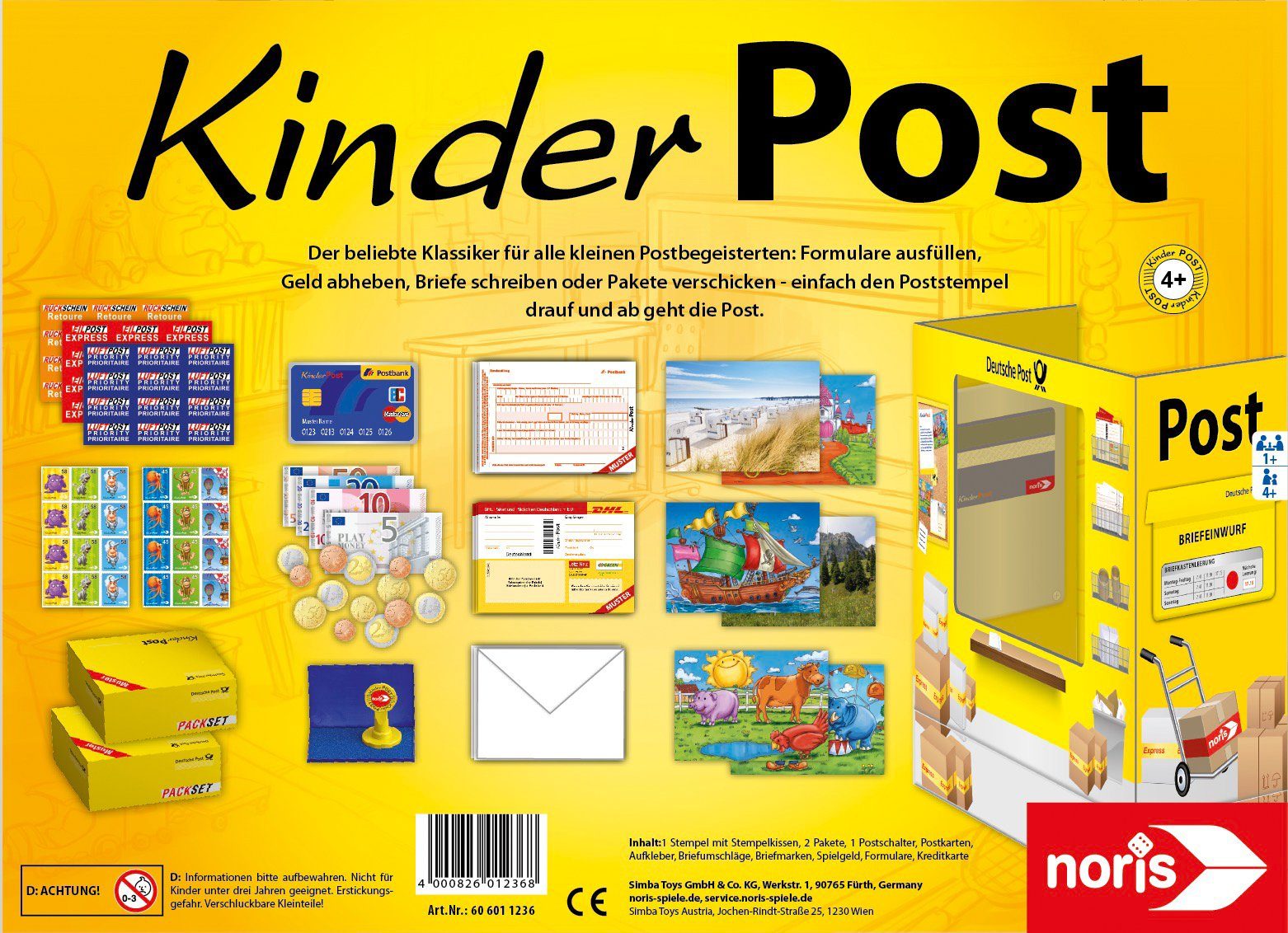 Noris Spel Kinderpost Made in Germany