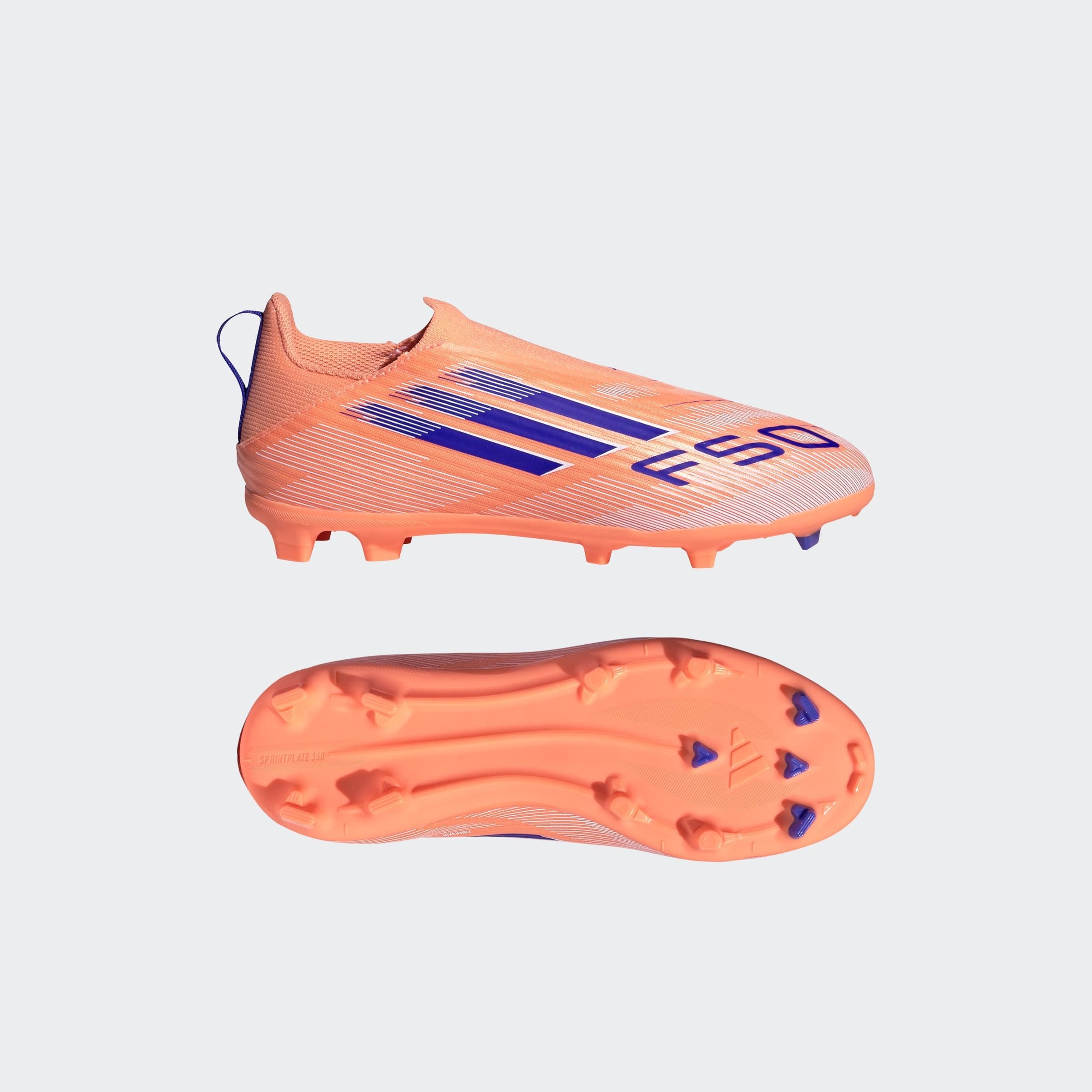 adidas Performance Voetbalschoenen F50 LEAGUE LACELESS FIRM/MULTI-GROUND E KINDER