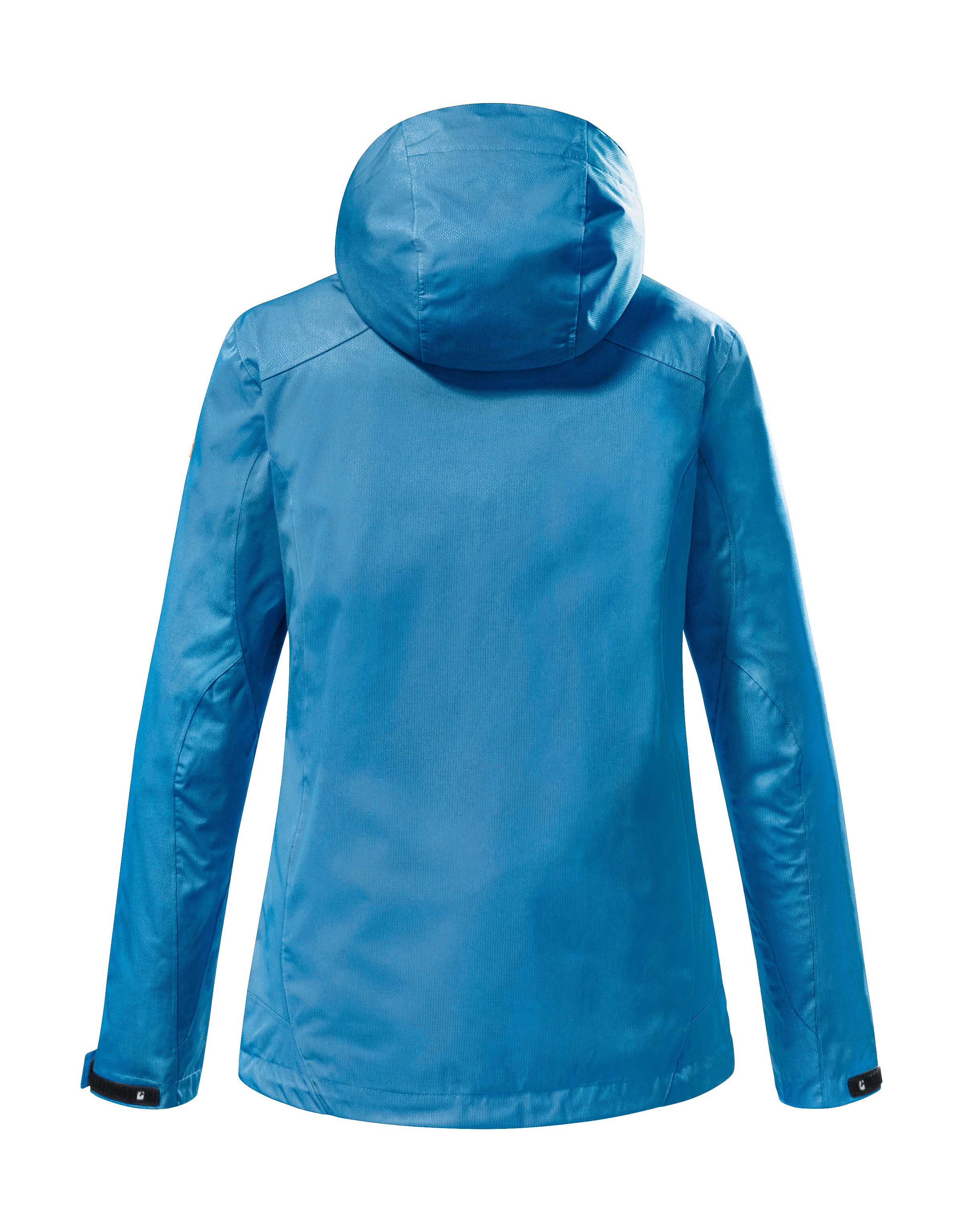 Killtec Outdoorjack KOS 133 WMN JCKT Water- en winddichte damesjack met afneembare capuchon, PFAS-vrij