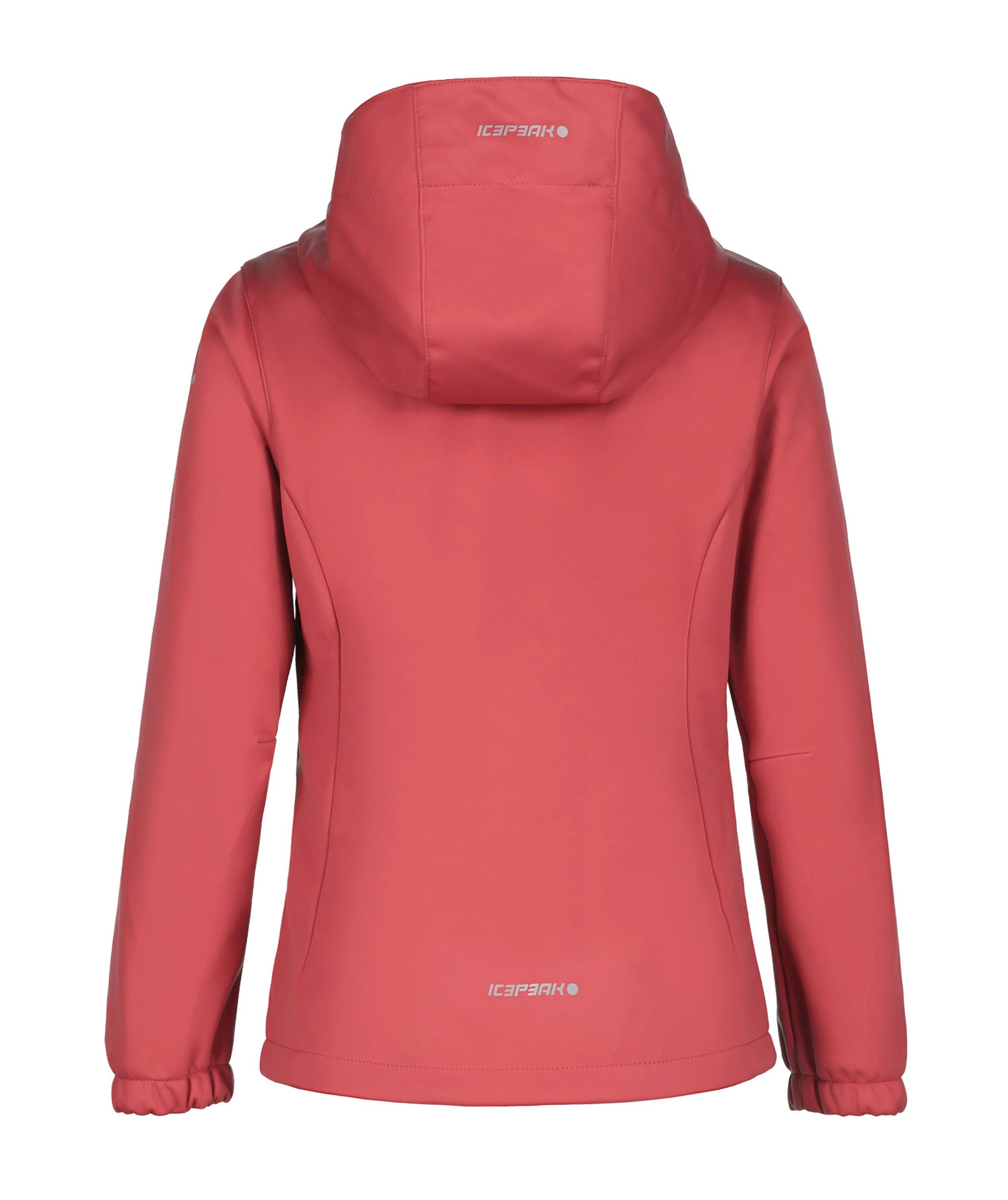 Icepeak Softshell-jack KULM JR met modieuze logo-opschriften (1 stuk)