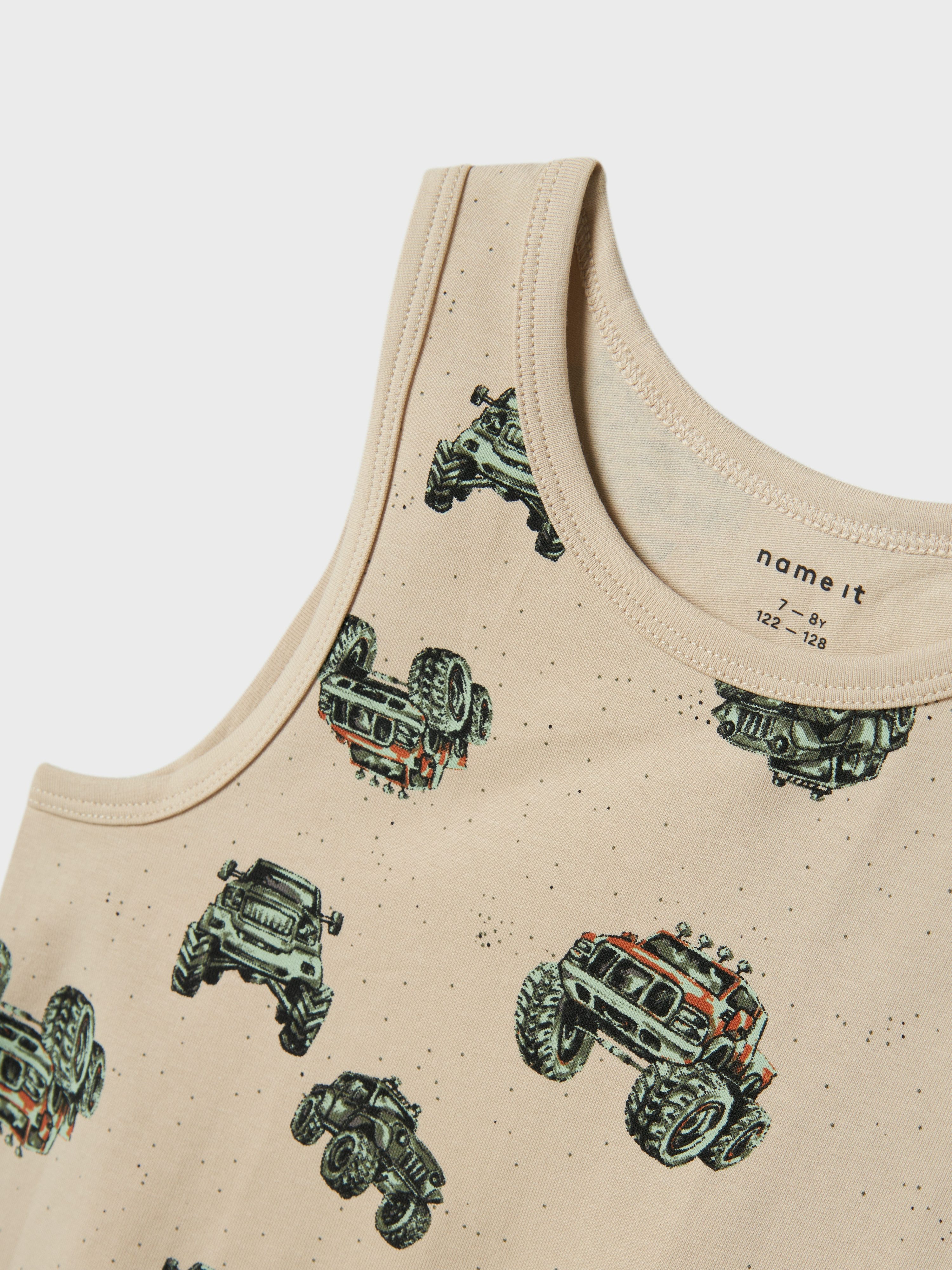 Name It Hemd NKMTANK TOP 2P PEYOTE MONSTER TRUCK NOOS (set 2 stuks)