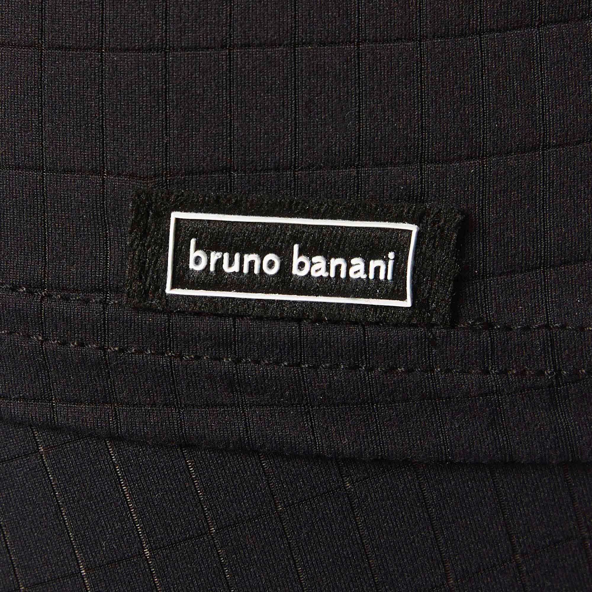 Bruno Banani Shirt met V-hals CHECK LINE 2.0 Pique optiek, korte mouw, V-hals, katoen-mix