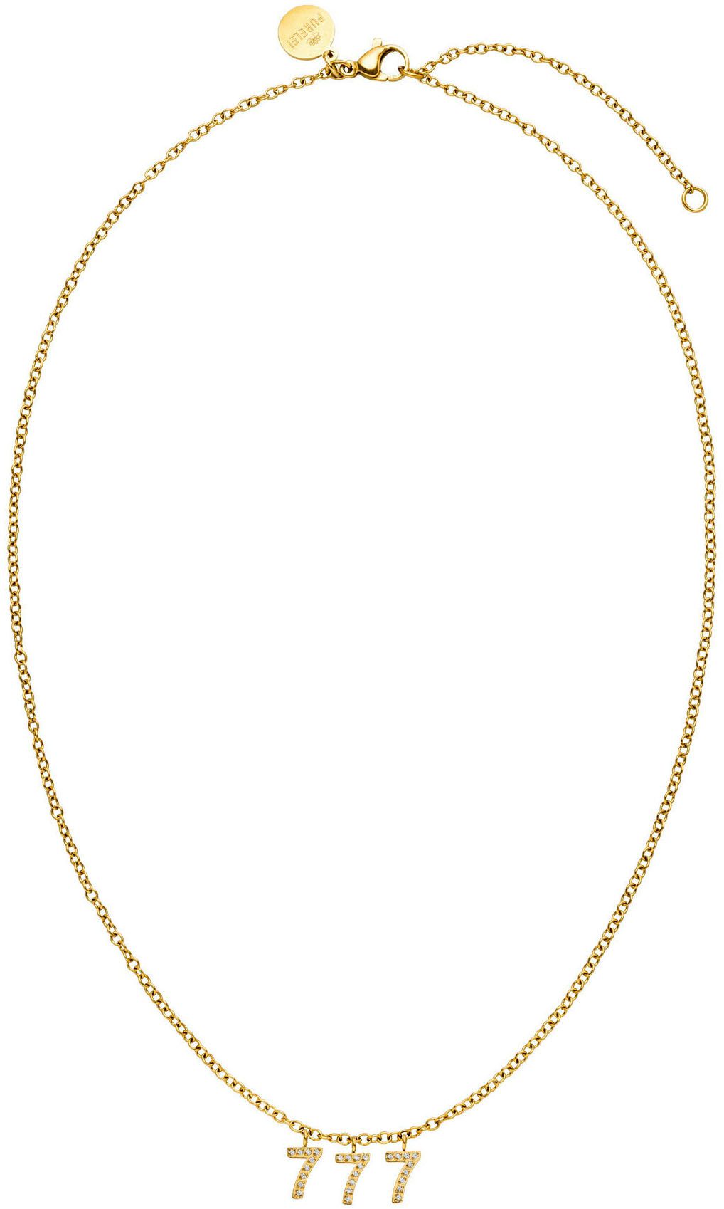 Purelei Ketting met hanger Sieraad cadeau Engel nummers, 23401, 111-222-444-777