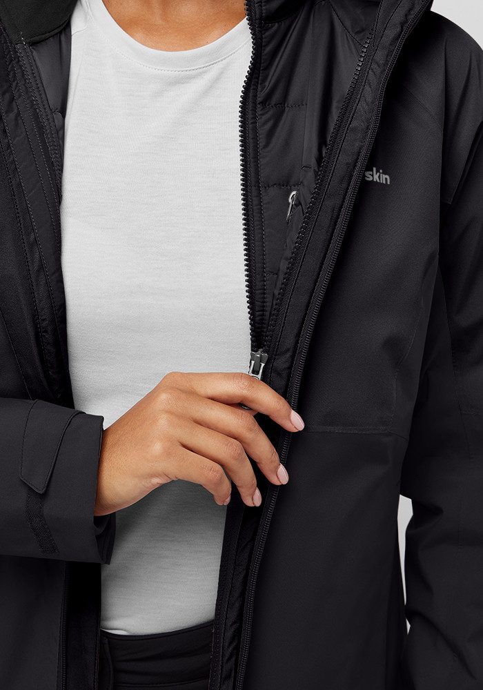 Jack Wolfskin Functioneel 3-in-1-jack GLAABACH 3-in-1 JKT W