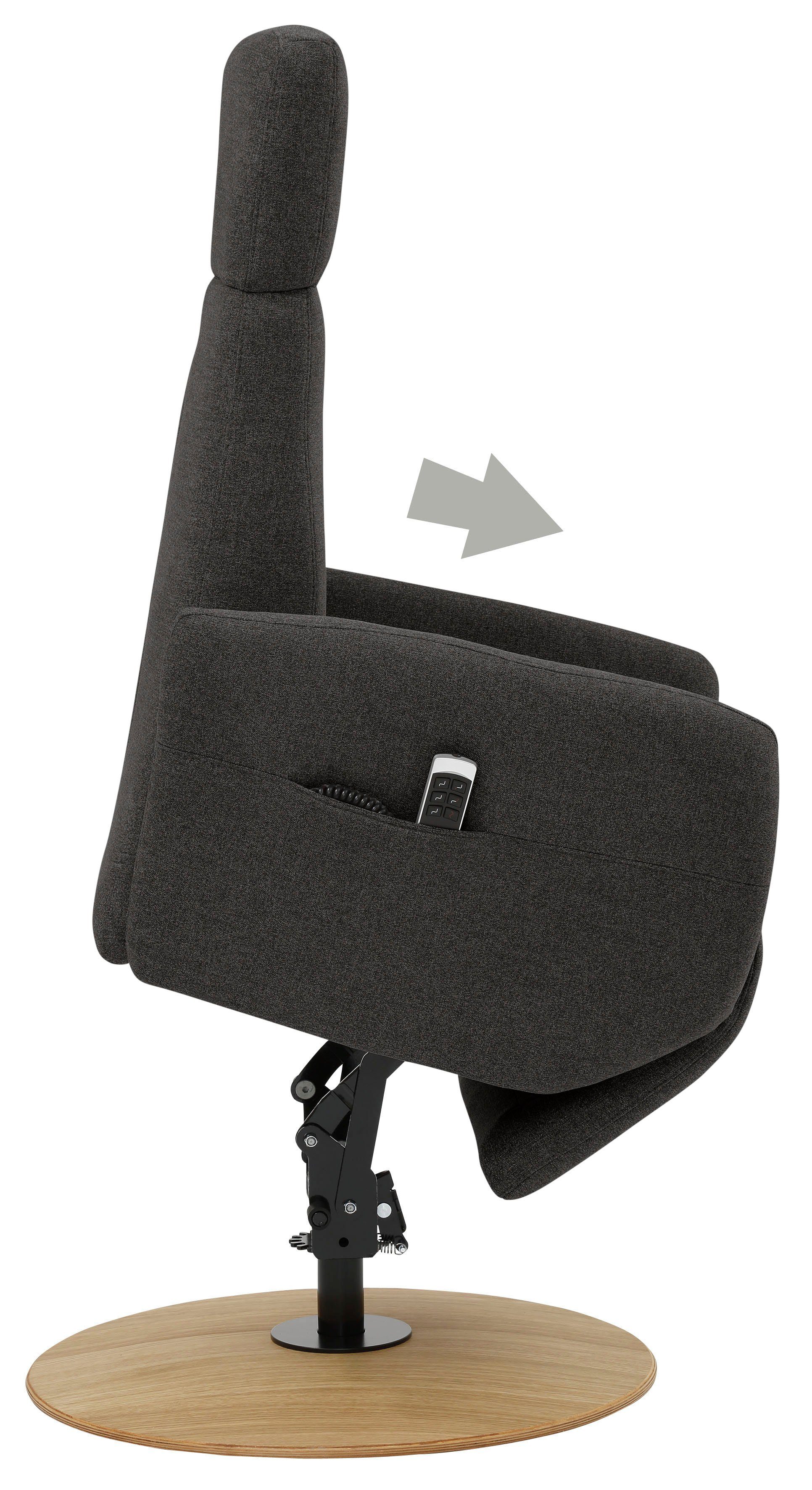 sit&more Relaxfauteuil Cobra naar keuze met 2 motoren, 2 motoren en accu of met 2 motoren