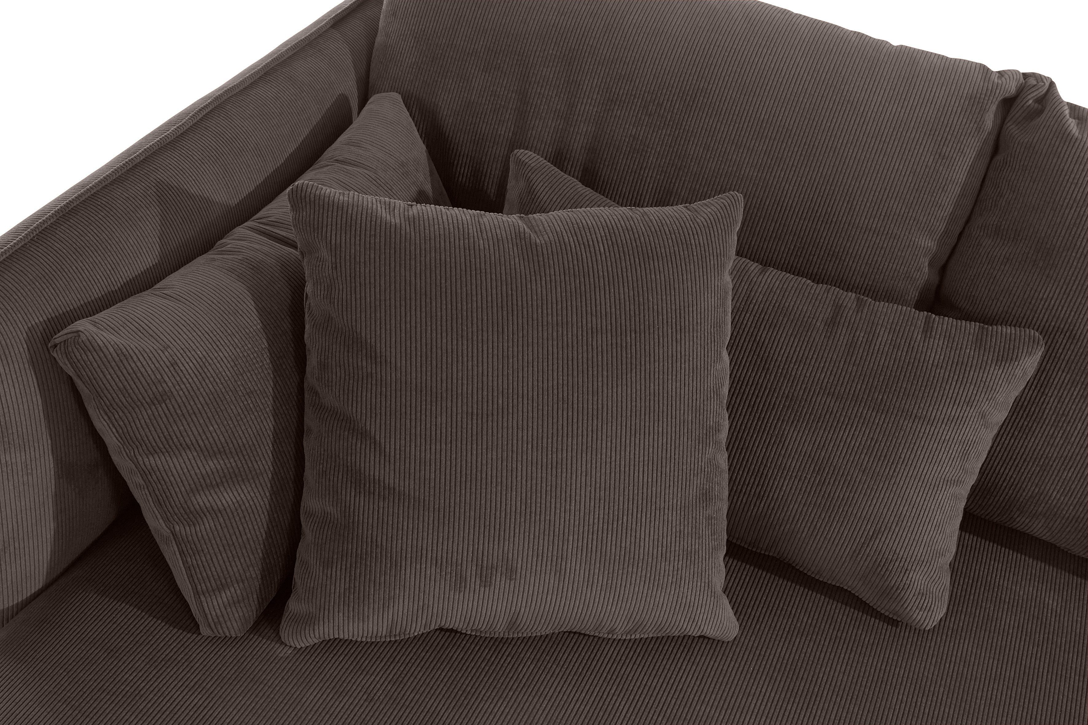 andas Ottomane Nöre korte lounge-module - zelf samenstellen, breedte 138 cm, diepte 128 cm