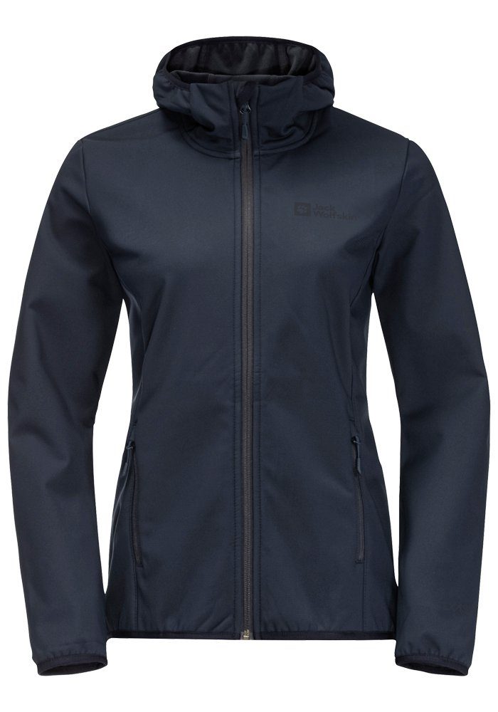 Jack Wolfskin Softshell-jack BORNBERG HOODY W