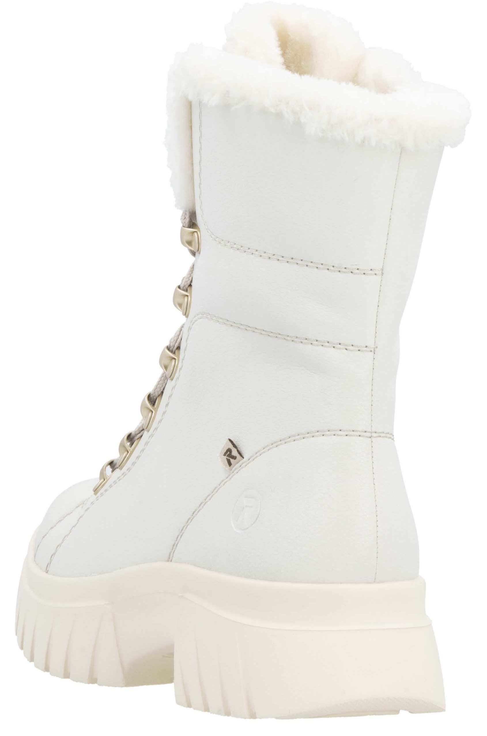 Rieker EVOLUTION Winterlaarzen , veterschoenen, plateaustiefelette, profielzool, binnenrits