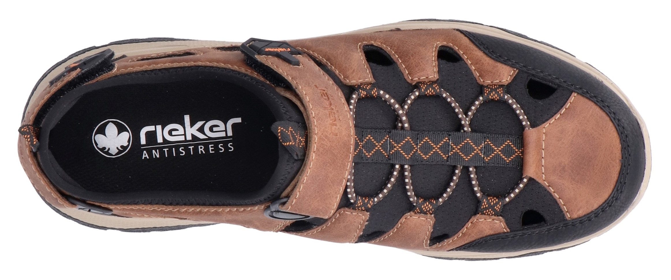 Rieker Slip-on sneakers , instapschoen, trekking schoen, outdoorschoen met luchtige perforaties
