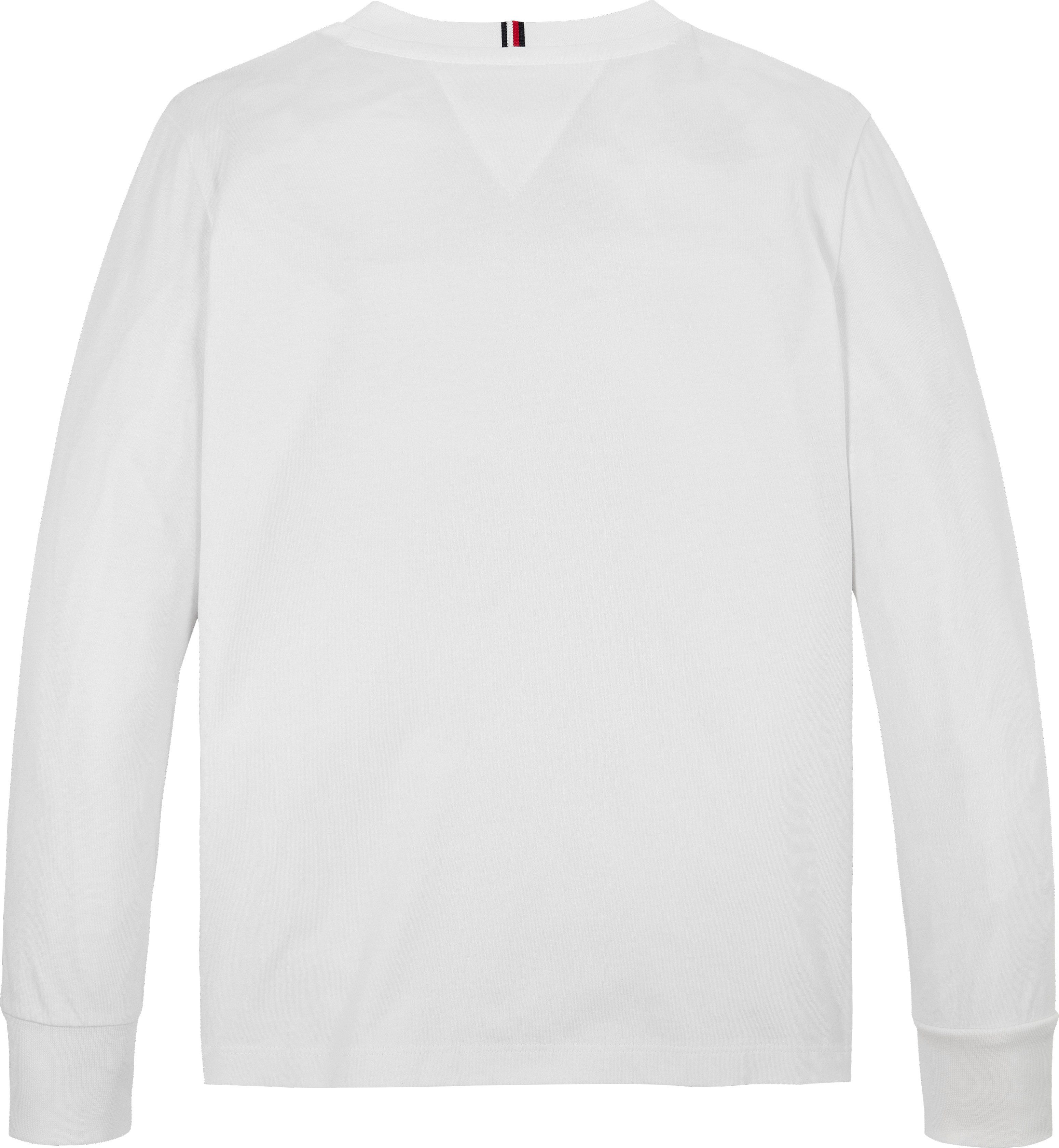 Tommy Hilfiger Shirt met lange mouwen met logo op borsthoogte