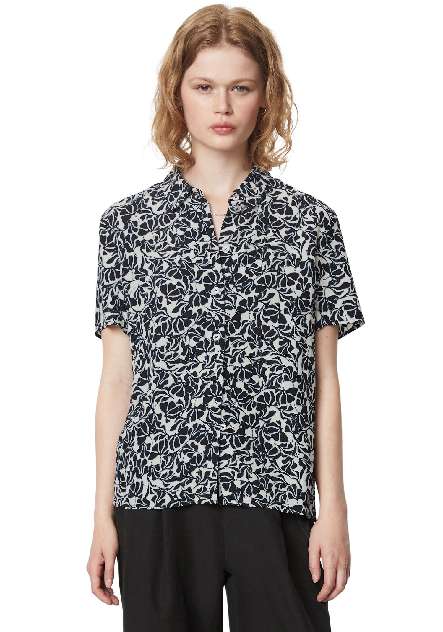 Marc O'Polo DENIM Blouse met korte mouwen dames blouses maat S zwart