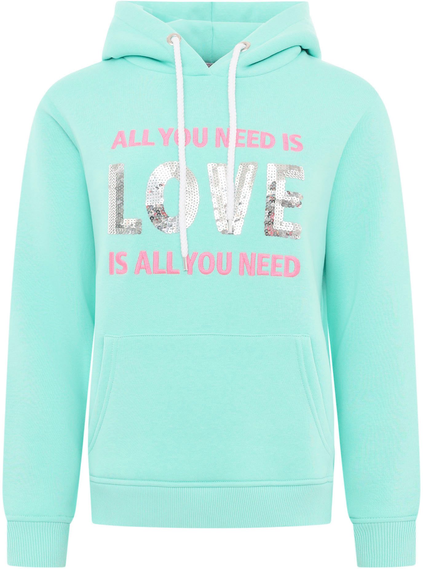 Zwillingsherz Hoodie Love is all you need ZH