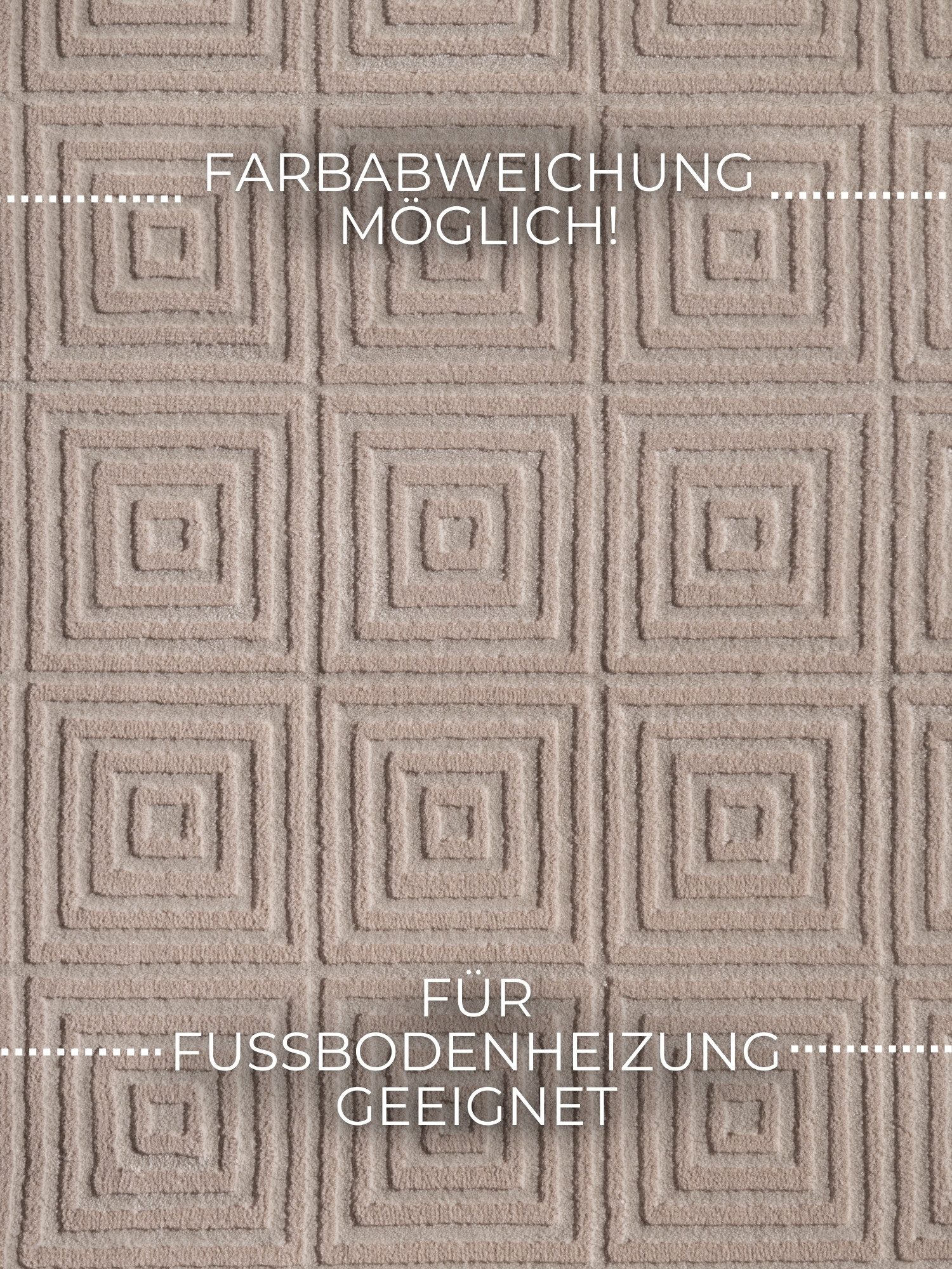 ELLE DECORATION Design-vloerkleed Tourmaline Woonkamer, slaapkamer, loper, hoog-laag effect, gang, glans