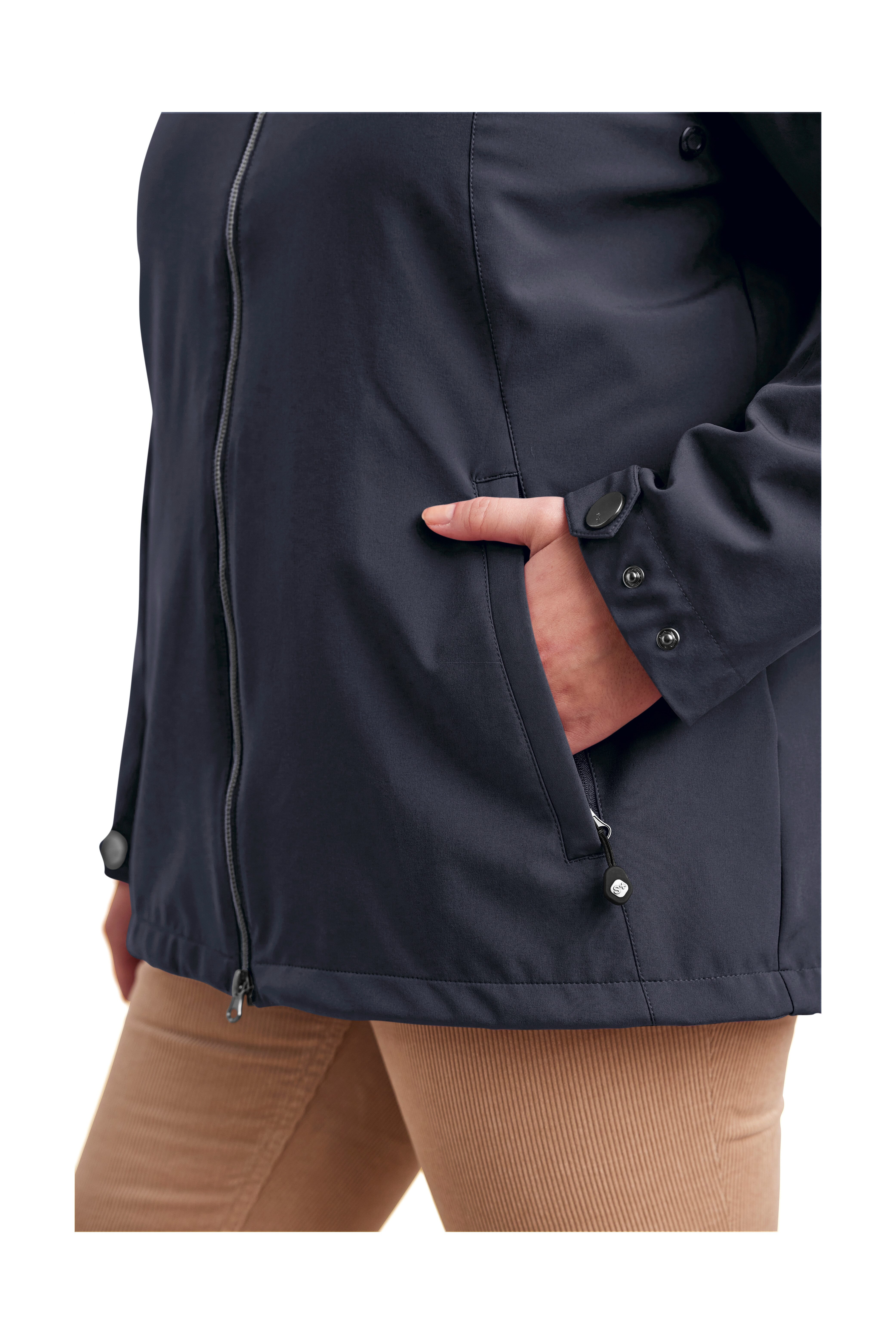 STOY Softshell-jack STS 1 WMN SFTSHLL JCKT Dames softshelljas: waterafstotend, ademend, milieuvriendelijk