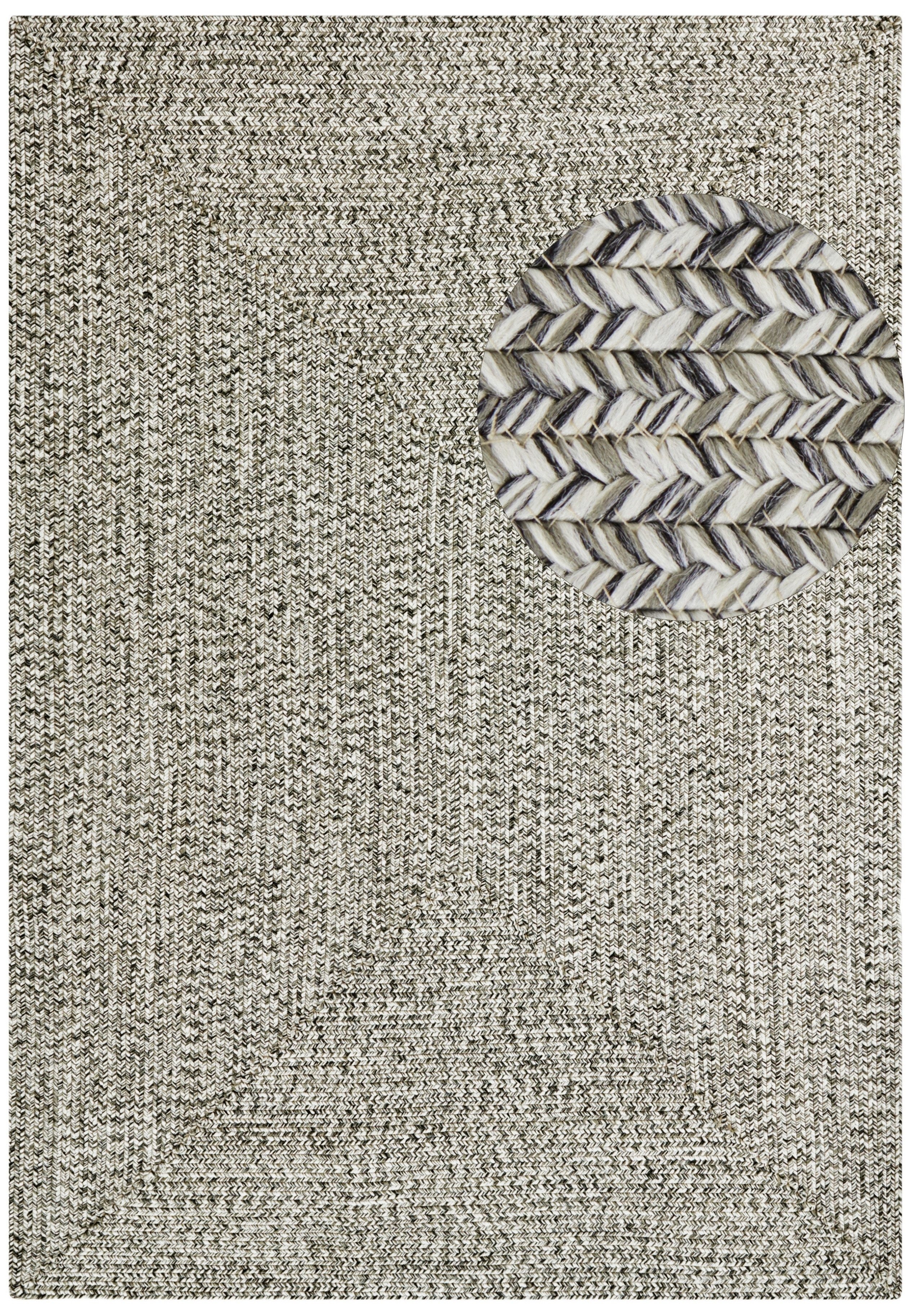 NORTHRUGS Vloerkleed Trenzado In- & outdoor, handgemaakt-look, loper, weerbestendig, balkon, woonkamer