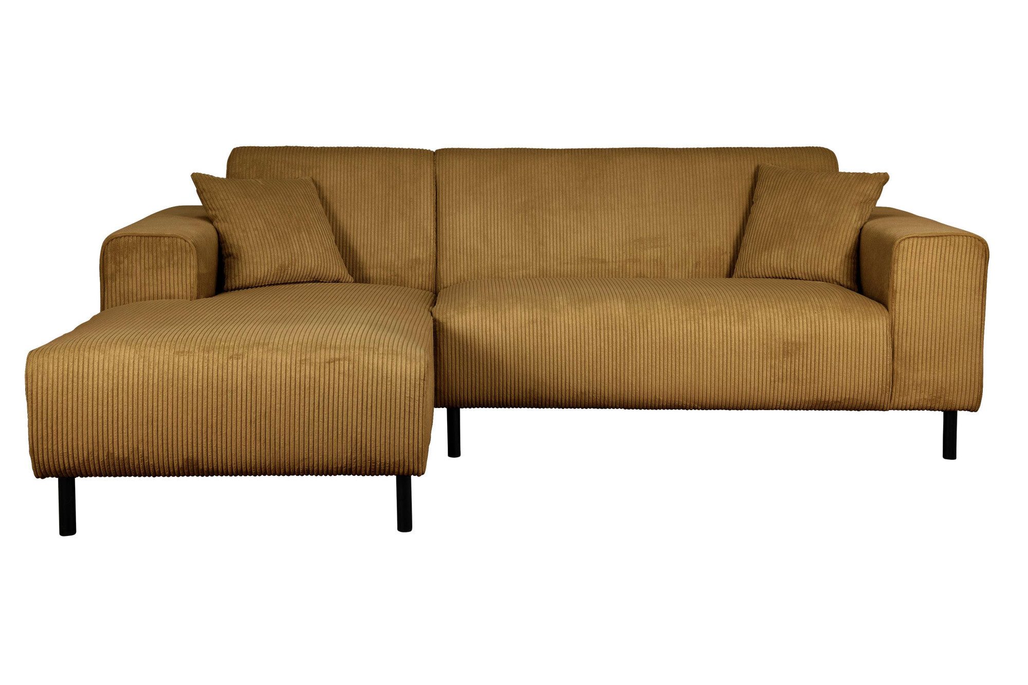 Home affaire Hoekbank ARROS L-vorm met golfondersteuning, afmetingen B/D/H: 235/163/81 cm incl. sierkussens, met recamiere rechts/links bestelbaar, ook in cord