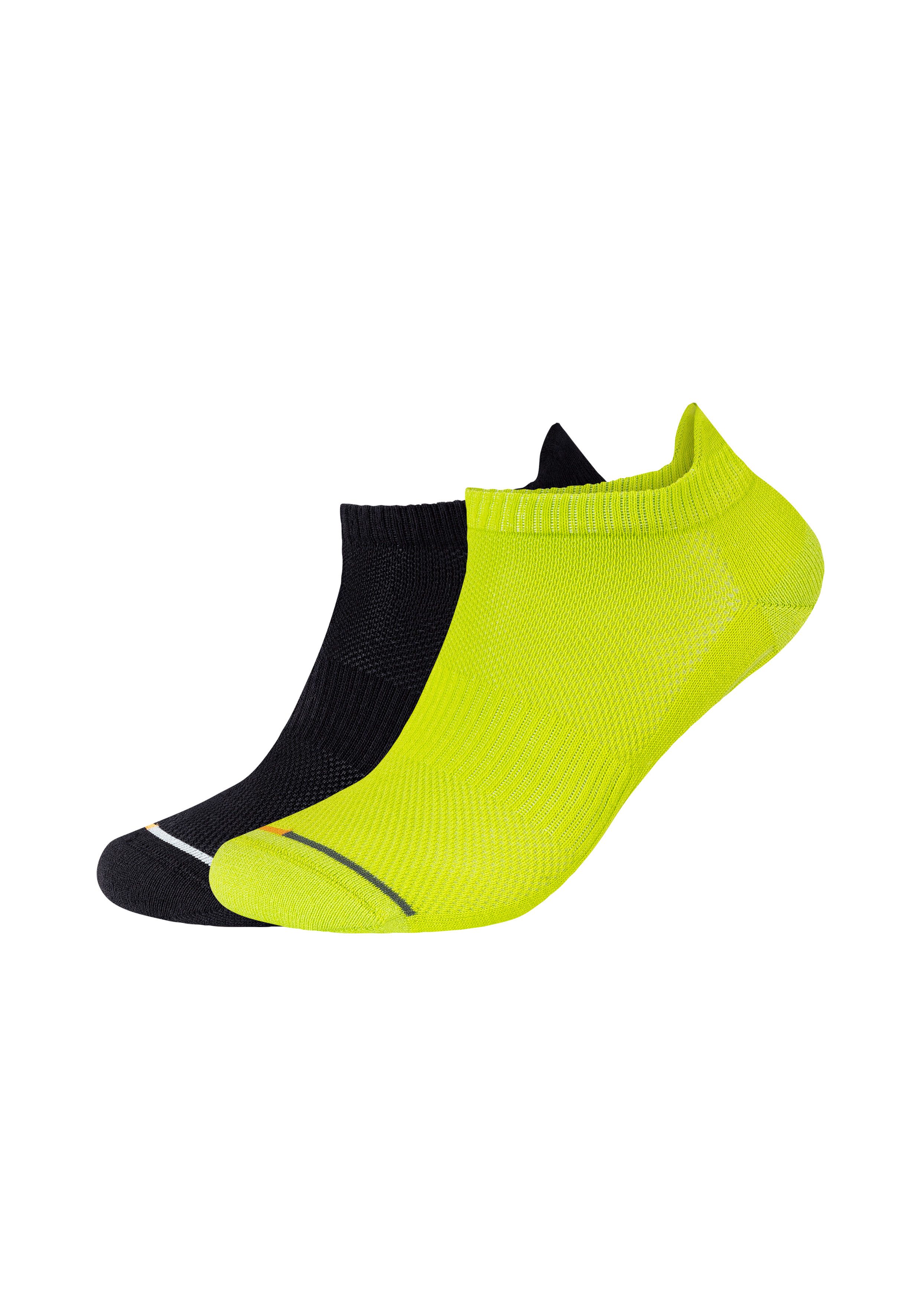 Camano Sneakersokken Function met micro-pluche op hiel en tenen (set, 4 paar)