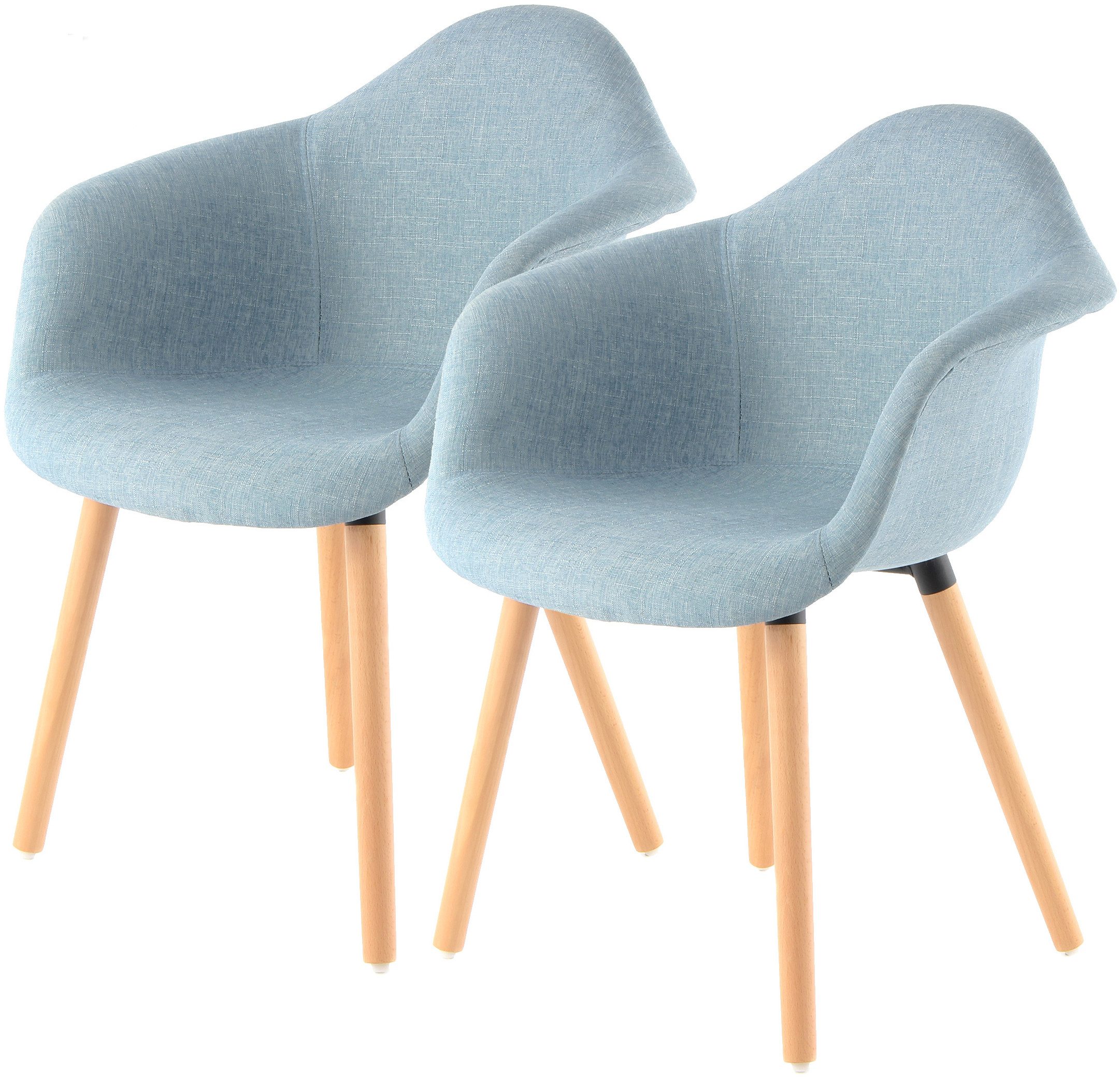 Kayoom Stoel Winston 325 2-delige set, zachte zitting van schuim (set, 2 stuks) 4 poot stoelen