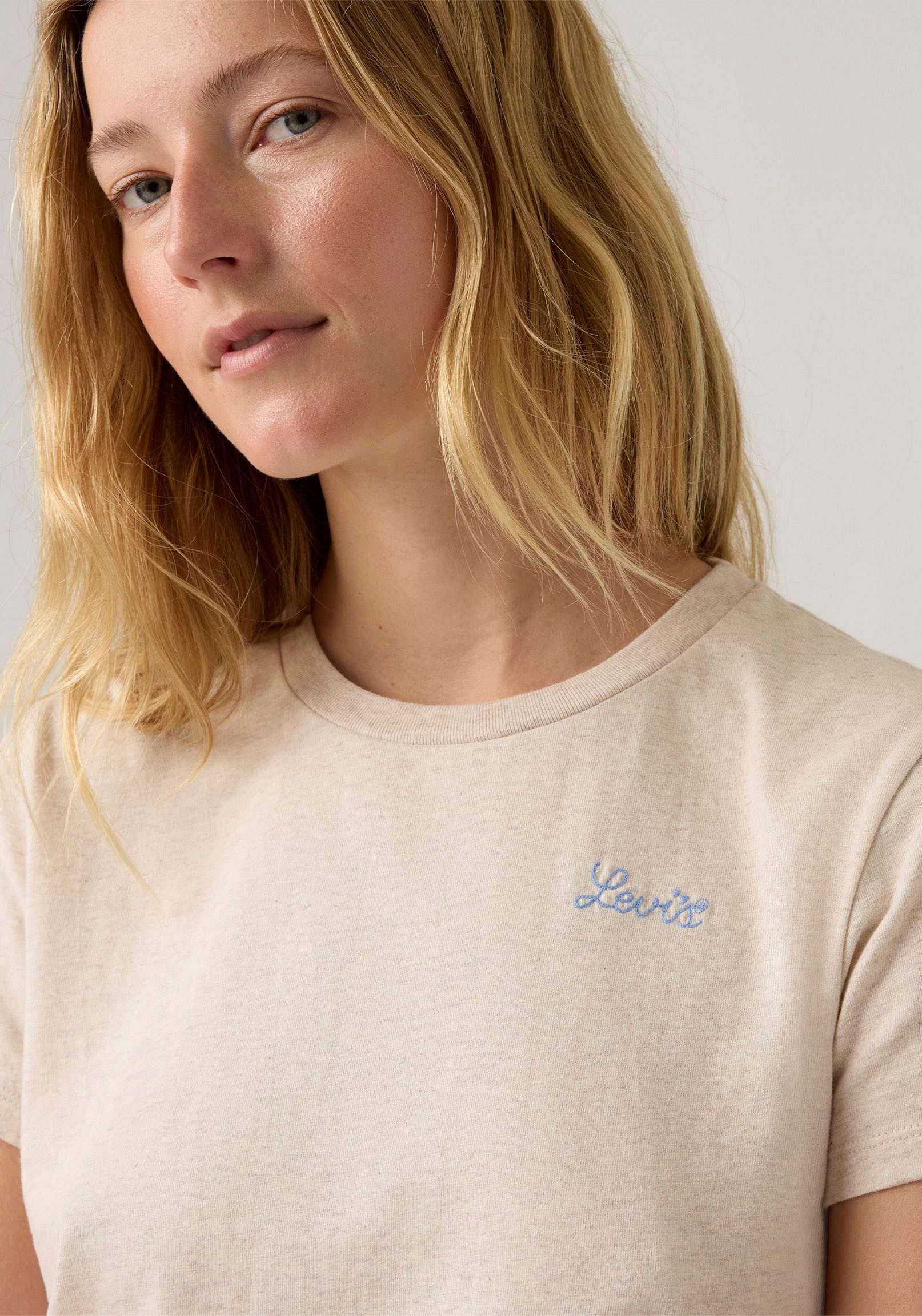 Levi's® T-shirt The Perfect Tee met batwing-logoprint