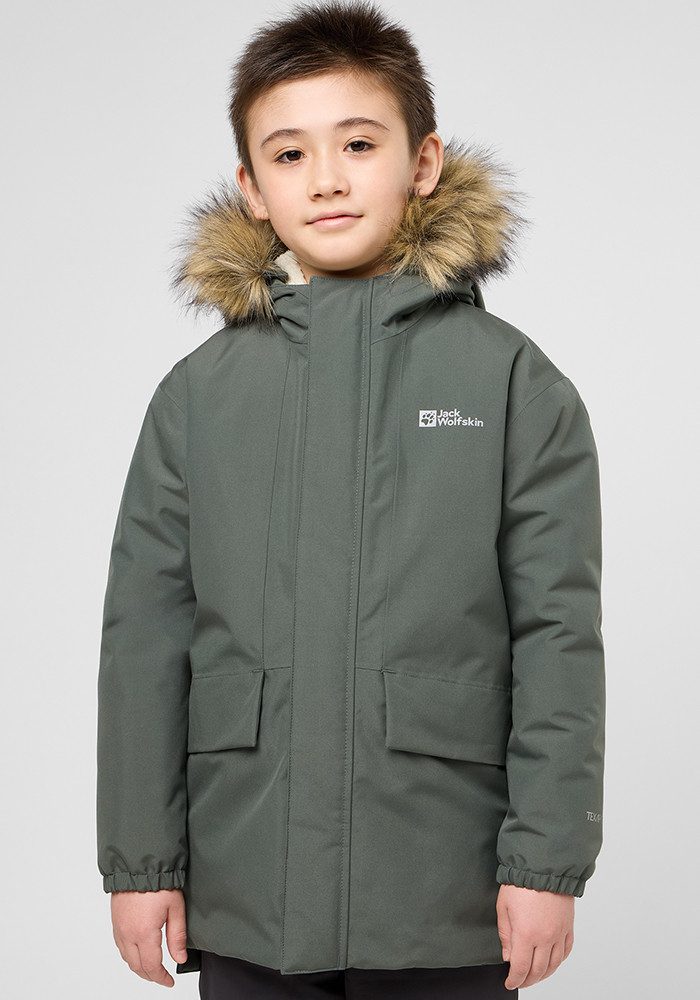 Jack Wolfskin Cosy Bear Jacket Kids Winterjack Kinderen 104 slate green slate green Slate green slate green