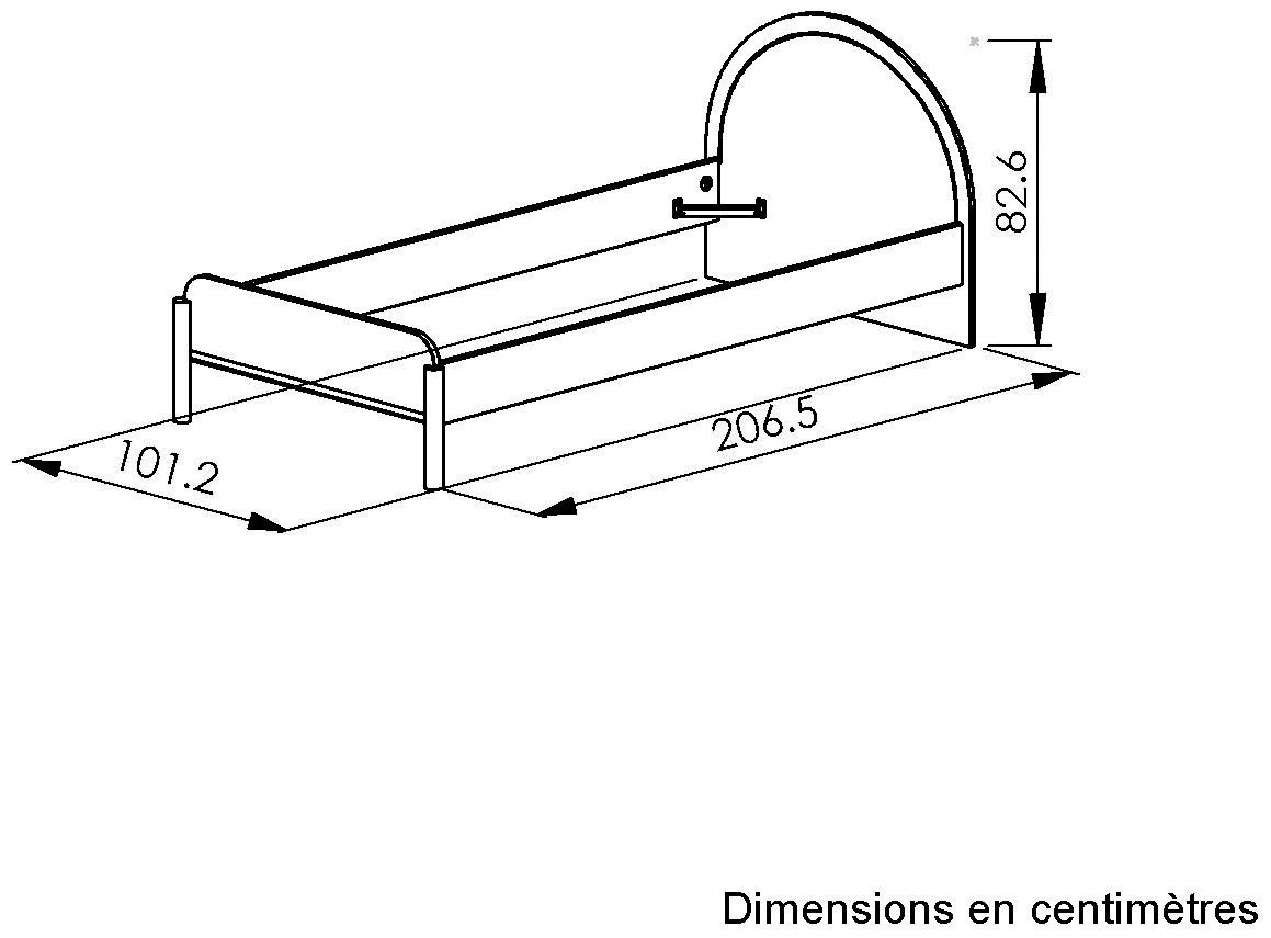 Gami Tienerkamerset Romy Elegant design voor een zachte en vrouwelijke sfeer. (4-delig)