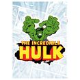 komar wandfolie hulk comic classic 50 x 70 cm (1 stuk) multicolor