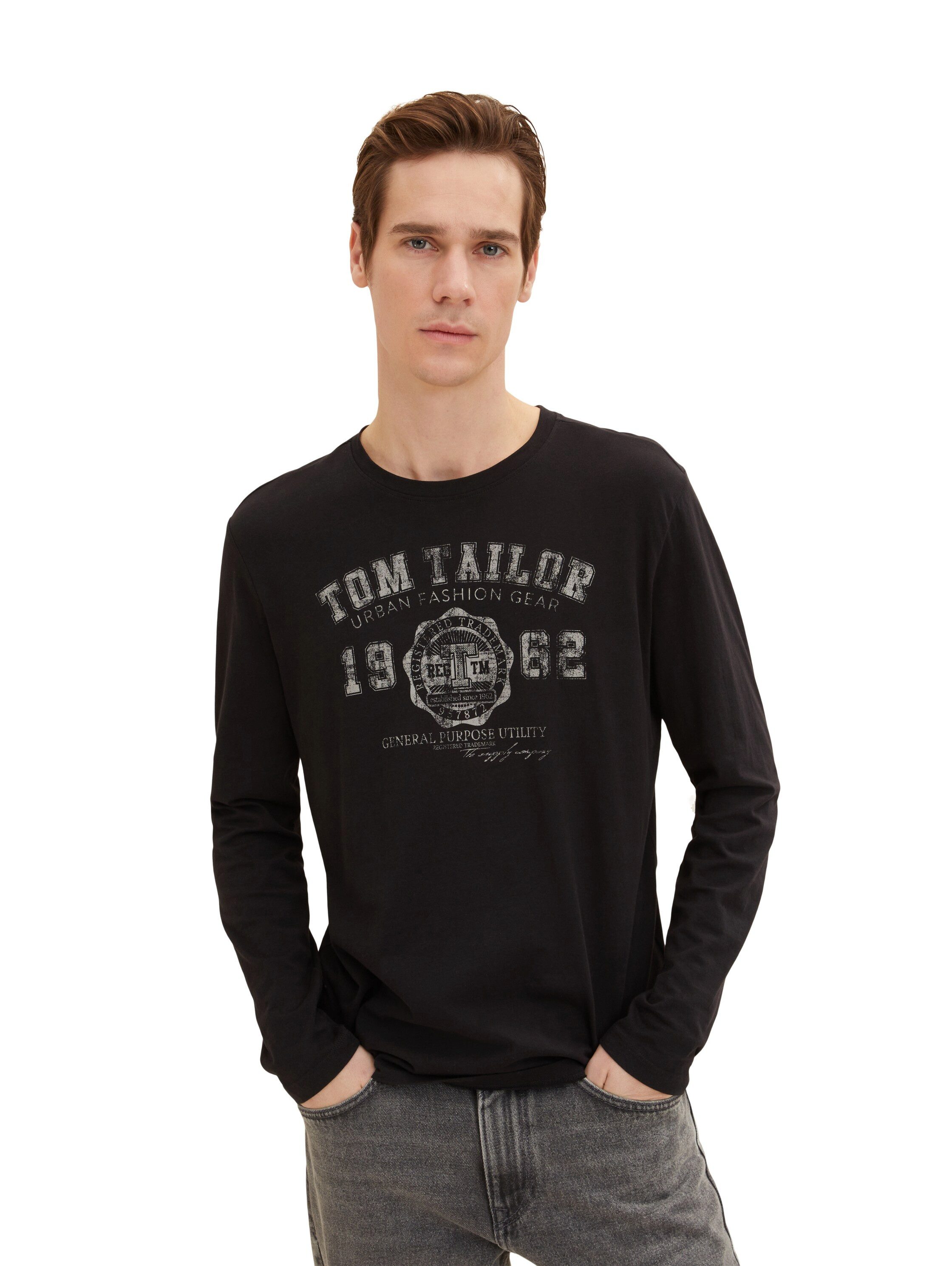 Tom Tailor Shirt met lange mouwen (set, 2-delig)