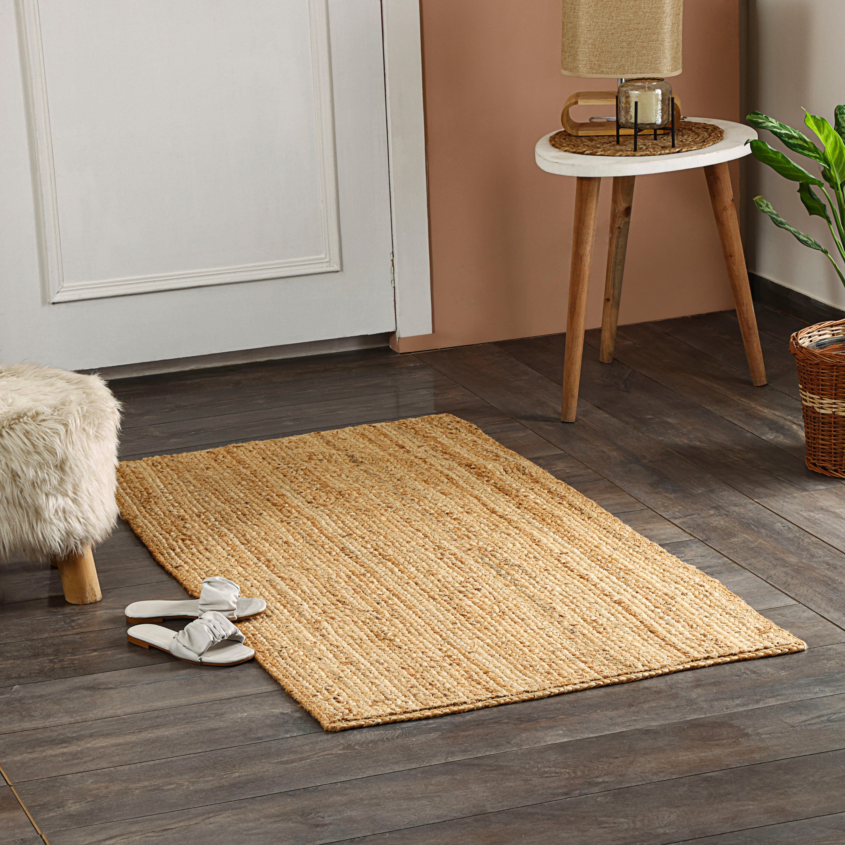 Myflair Möbel & Accessoires Vloerkleed Lola Jute tapijt, omkeerbaar tapijt, handgeweven, 100% natuurlijke vezel, Boho-stijl