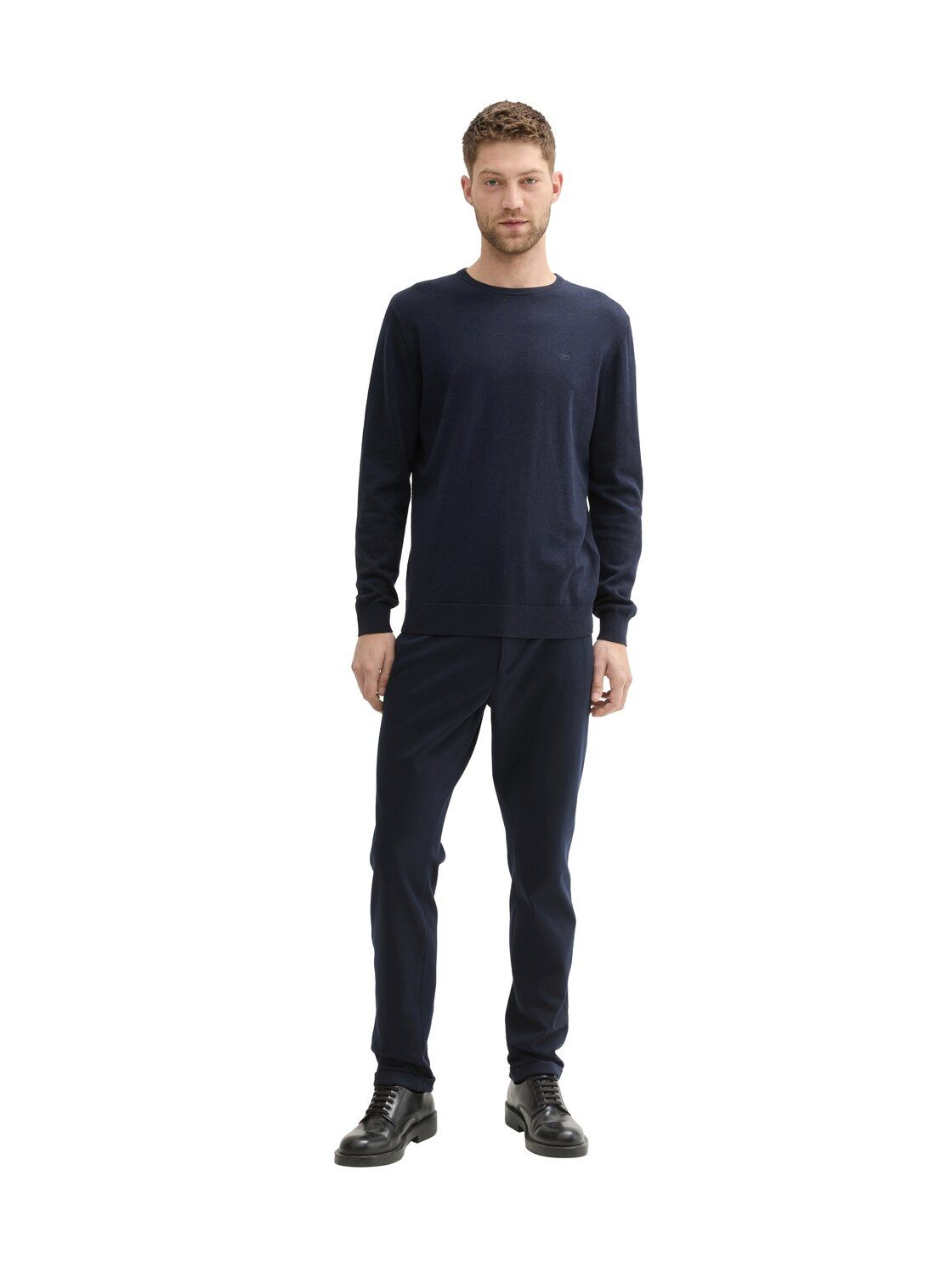 Tom Tailor Chino slim met viscose en stretch