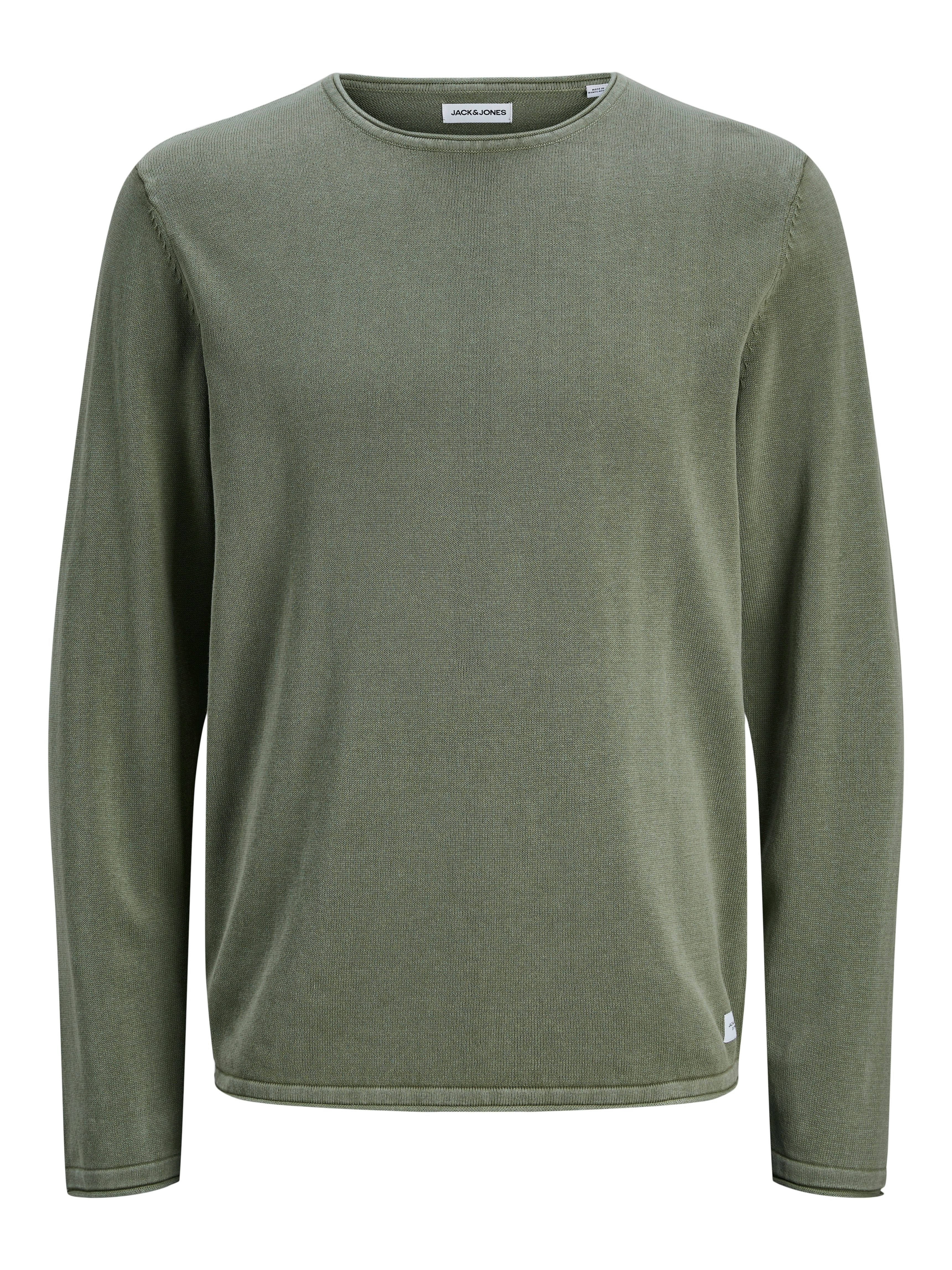 Jack & Jones Gebreide trui JJELEO KNIT CREW NECK NOOS
