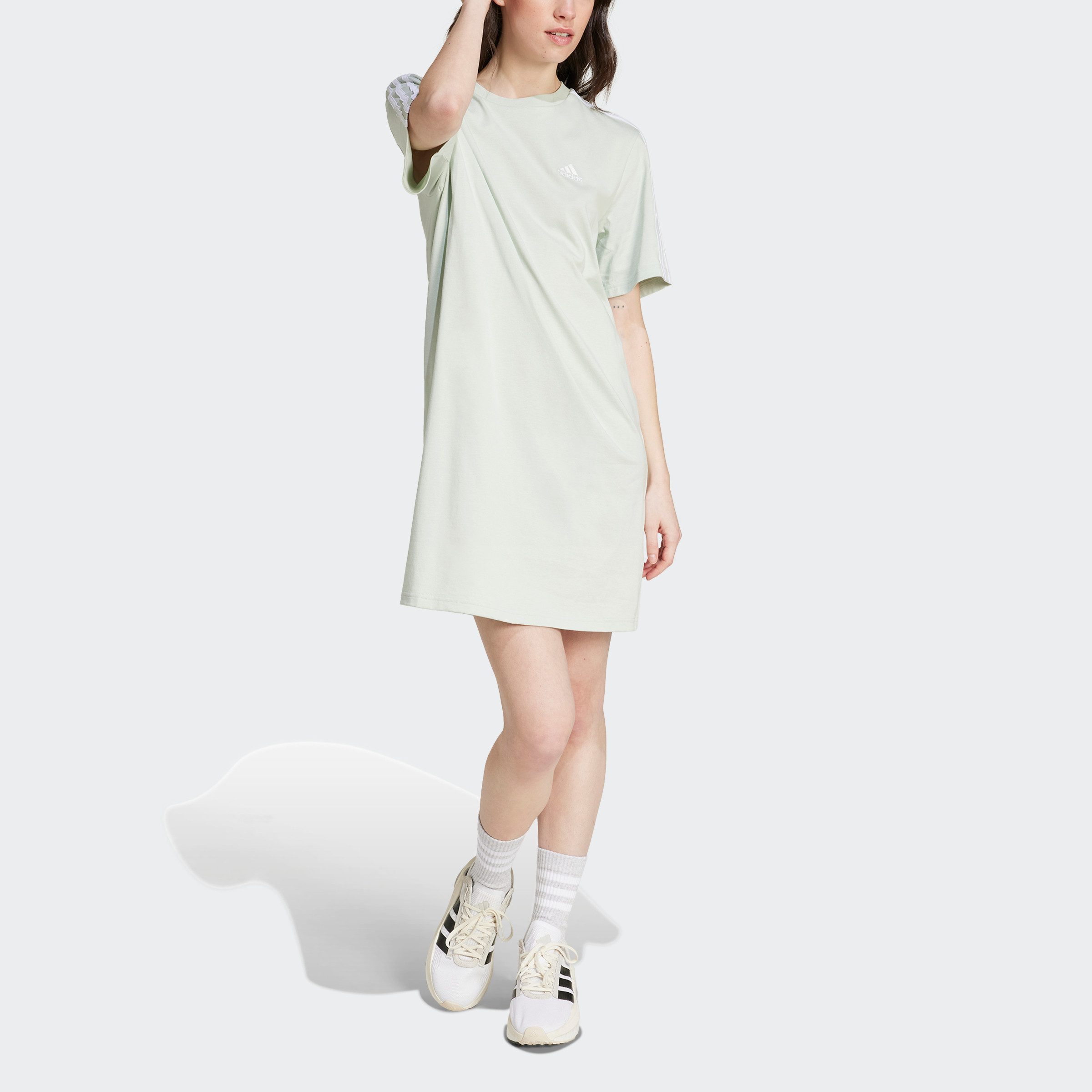adidas Sportswear Shirtjurk W 3S BF T DR (1-delig)
