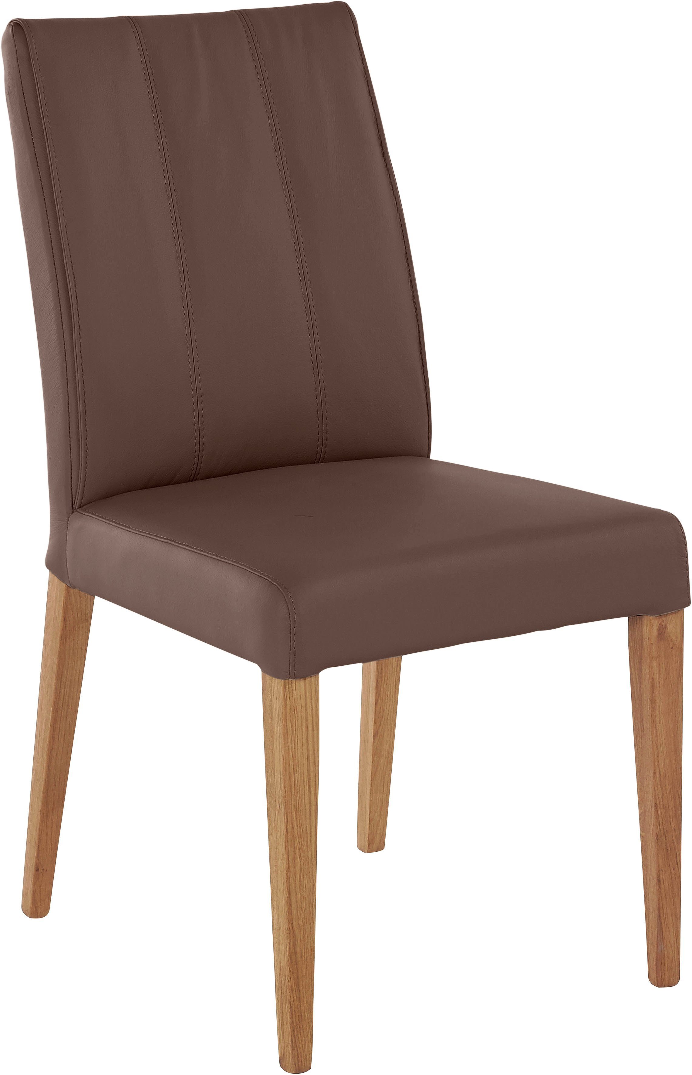 INOSIGN Eetkamerstoel Rugleuning met stiksels (2 stuks)