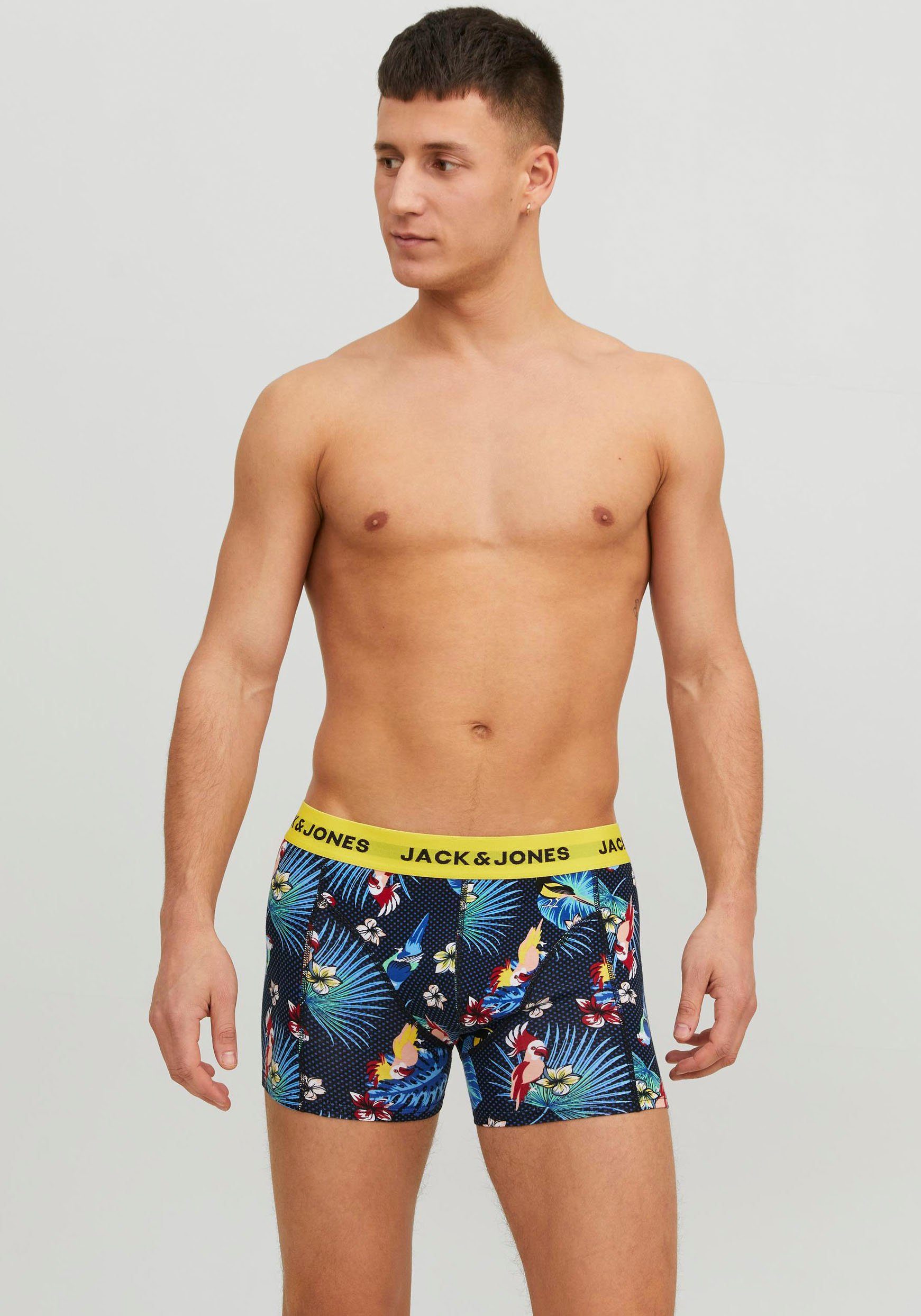 Jack & Jones Trunk JACFLOWER BIRD TRUNKS 3 PACK NOOS (set, 3 stuks)