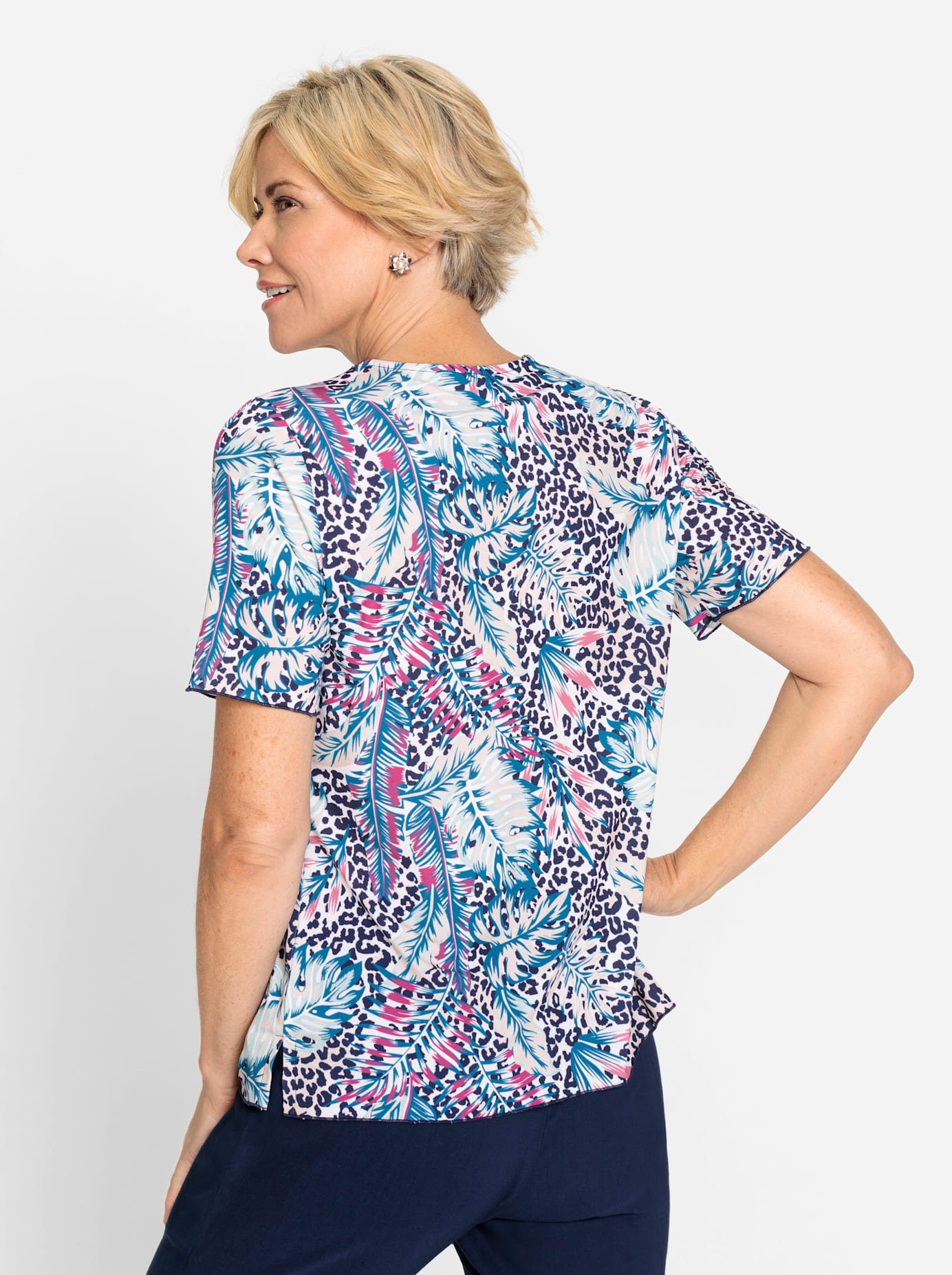 Lady Shirt met ronde hals Shirt (1-delig)