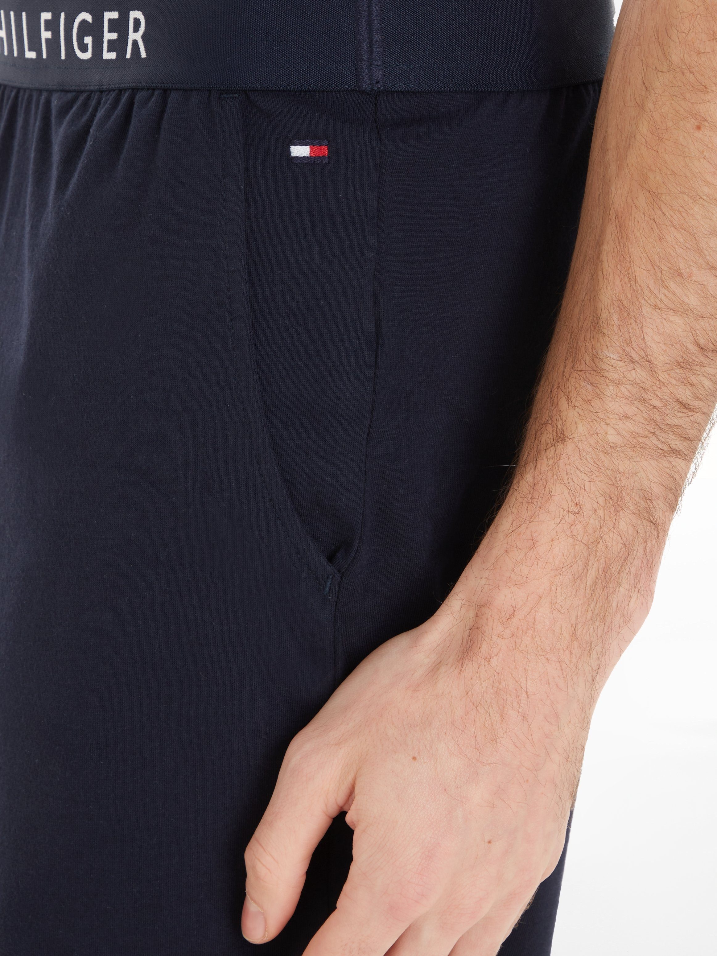 Tommy Hilfiger Underwear Pyjamashort Jersey short met tommy hilfiger logo-opschrift bij de band