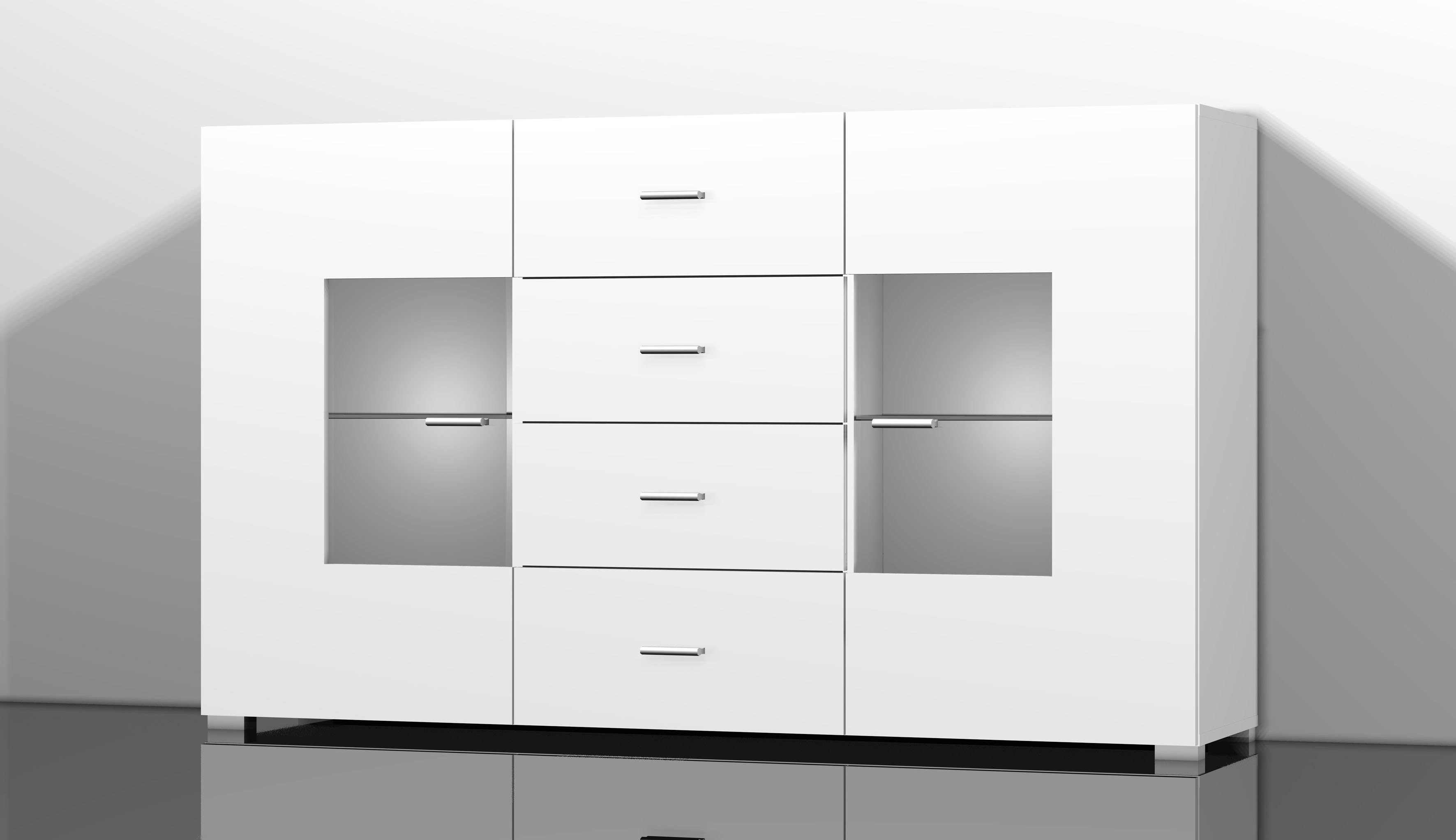 Höltkemeyer Dressoir Happy Breedte 150 cm dressoirs wit